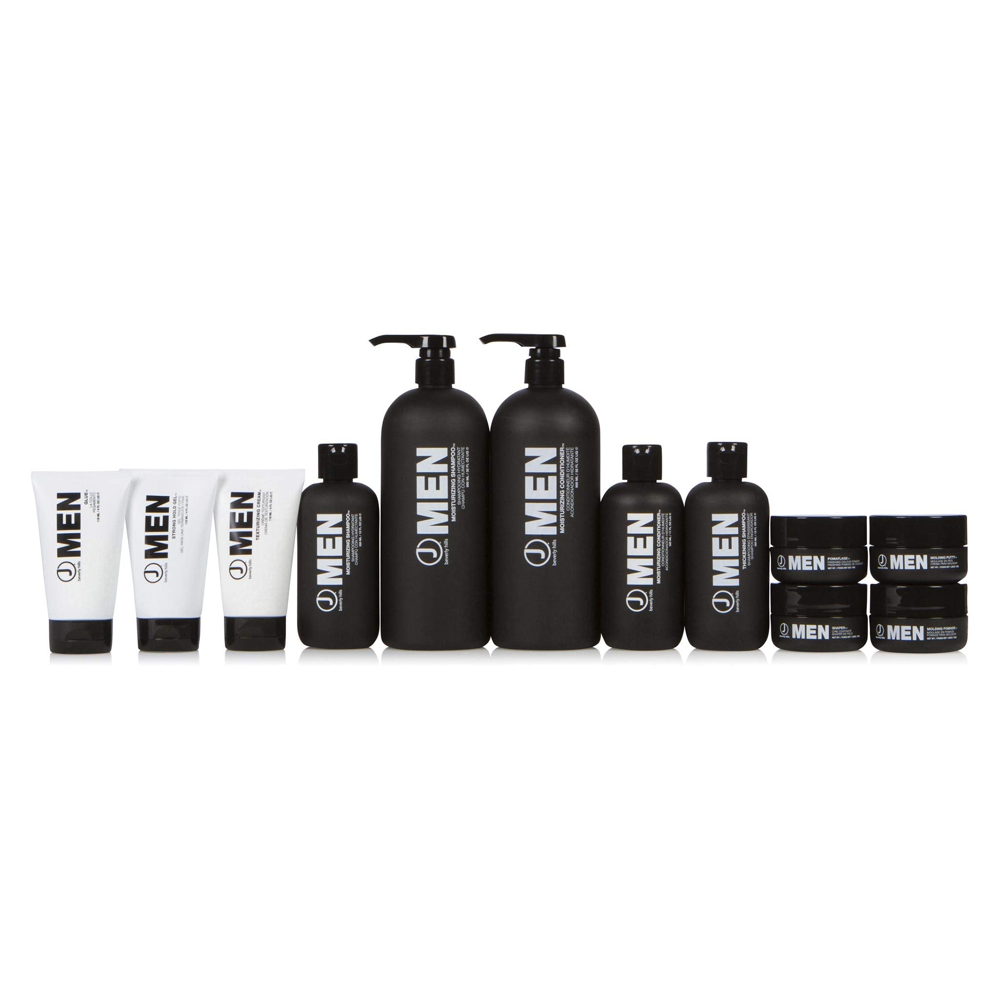J Beverly Hills Men's Moisturizing Conditioner with Vitamin E – Strength & Hydration (12 oz)