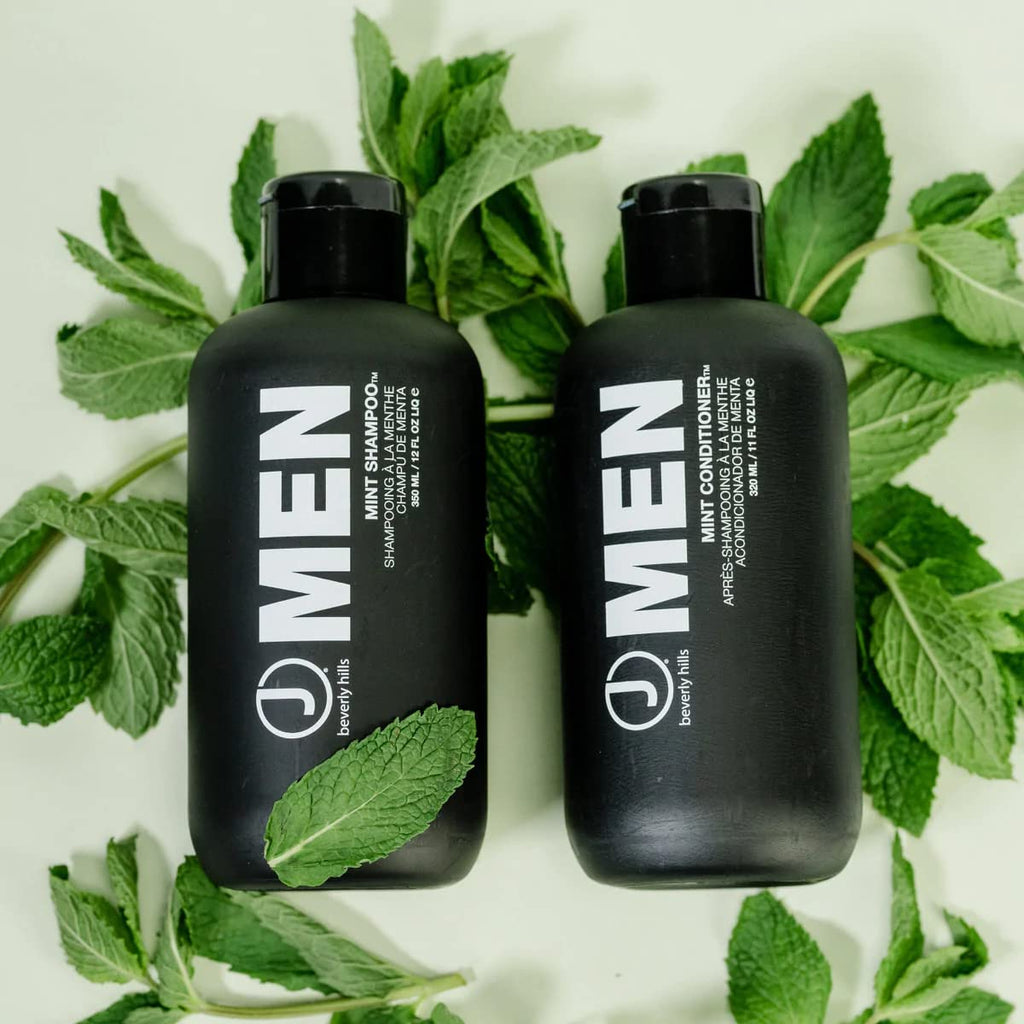 J Beverly Hills Men's Mint Shampoo with Peppermint – 12 oz