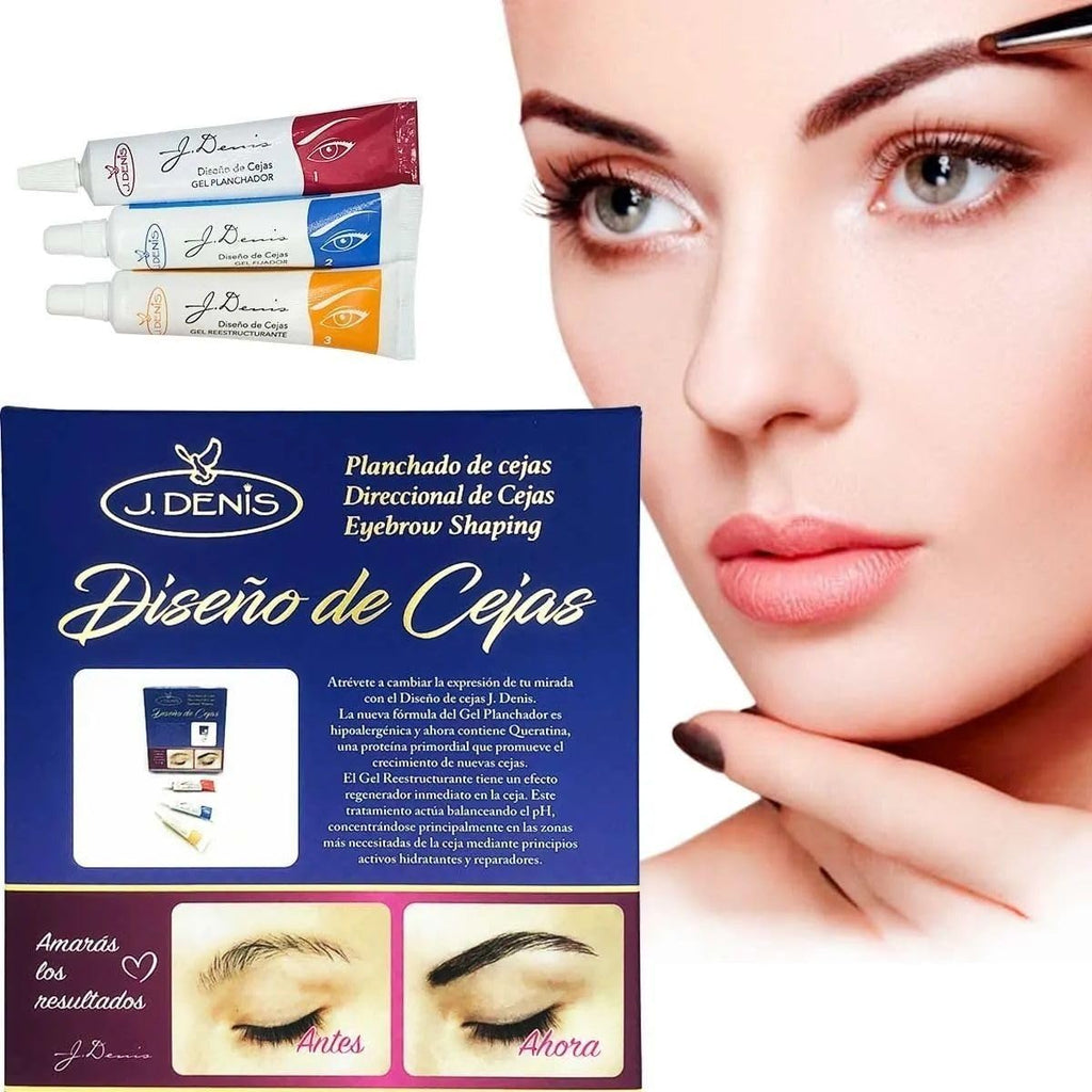 J. Denis Eyebrow Design Kit — At-Home Professional Lamination & Brow Styling