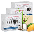 J.R.LIGGETT'S Shampoo Bar - Moisturizing, All-Natural Solid Shampoo with Coconut Oil & Aloe Vera | Sulfate-Free Detergent-Free 3.5 oz x3