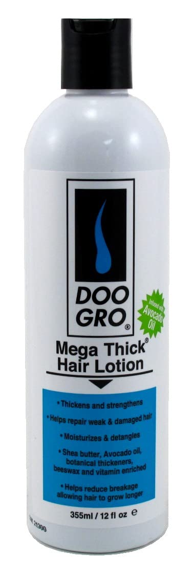 J. Strickland & Co Doo Gro Hair Lotion Mega Thick 12oz Pack of 2 – Thickening & Moisturizing