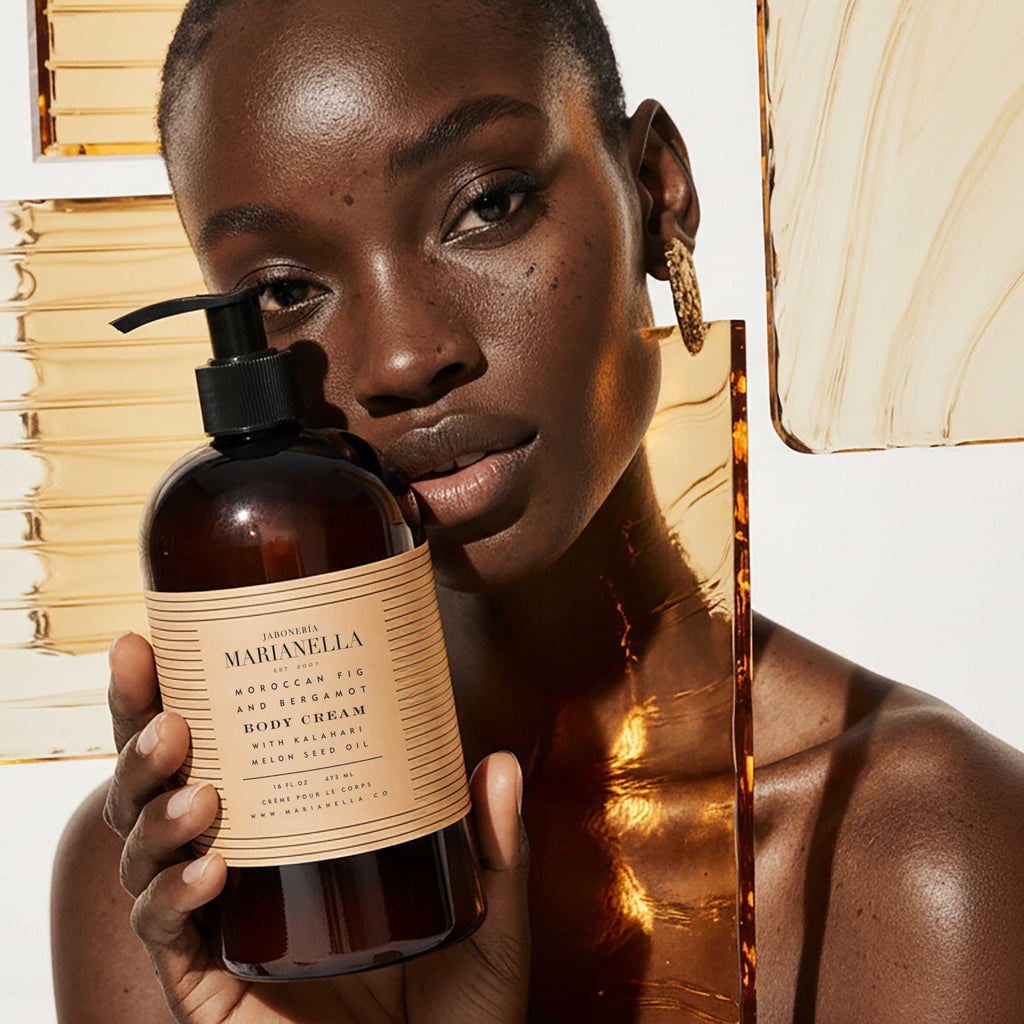 Jaboneria Marianella Violet & Bergamot Body Cream – 16 oz Hydrating Moisturizer