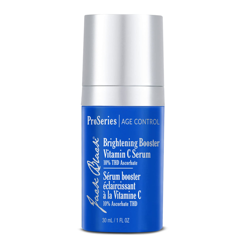 Jack Black Brightening Booster Vitamin C Serum, 1 oz — Hydrating Vitamin C Serum for Radiant, Even-Toned Skin