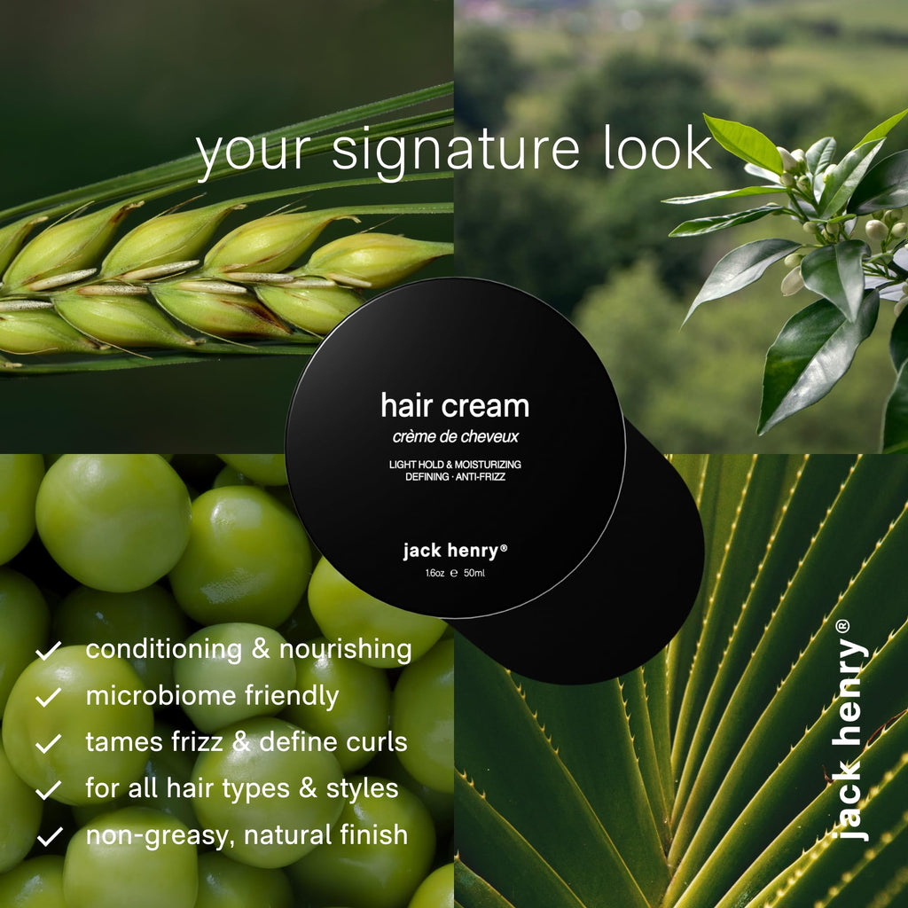 Jack Henry Hair Styling Cream – Light Hold & Subtle Shine for All Hair Types