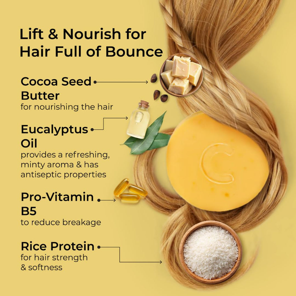 Jack59 All Natural Shampoo & Conditioner Set for Normal Hair – Volume, Shine, and Soothing Scent