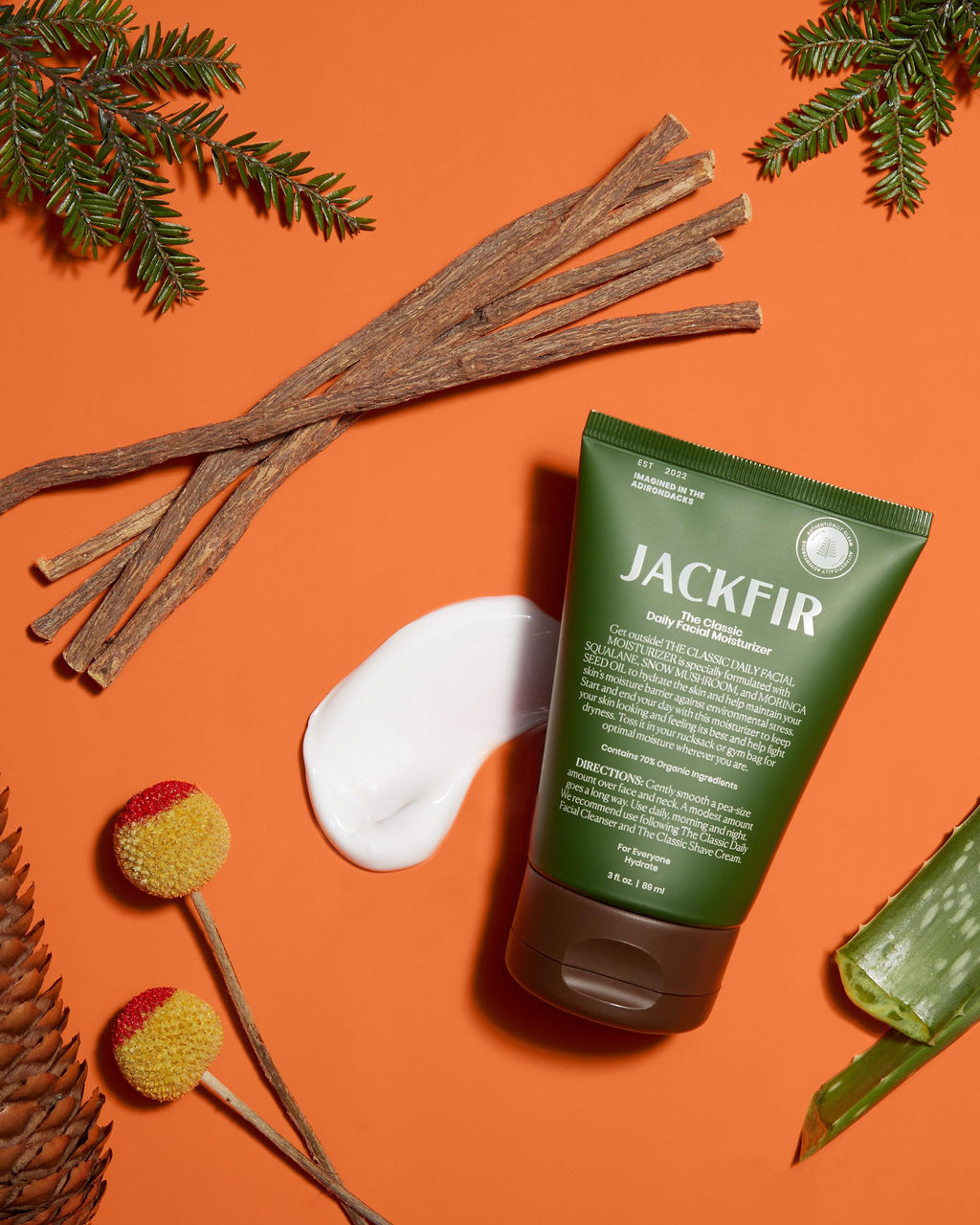 Jackfir The Classic Daily Facial Moisturizer – Organic, EWG Verified Face Cream for All Skin Types
