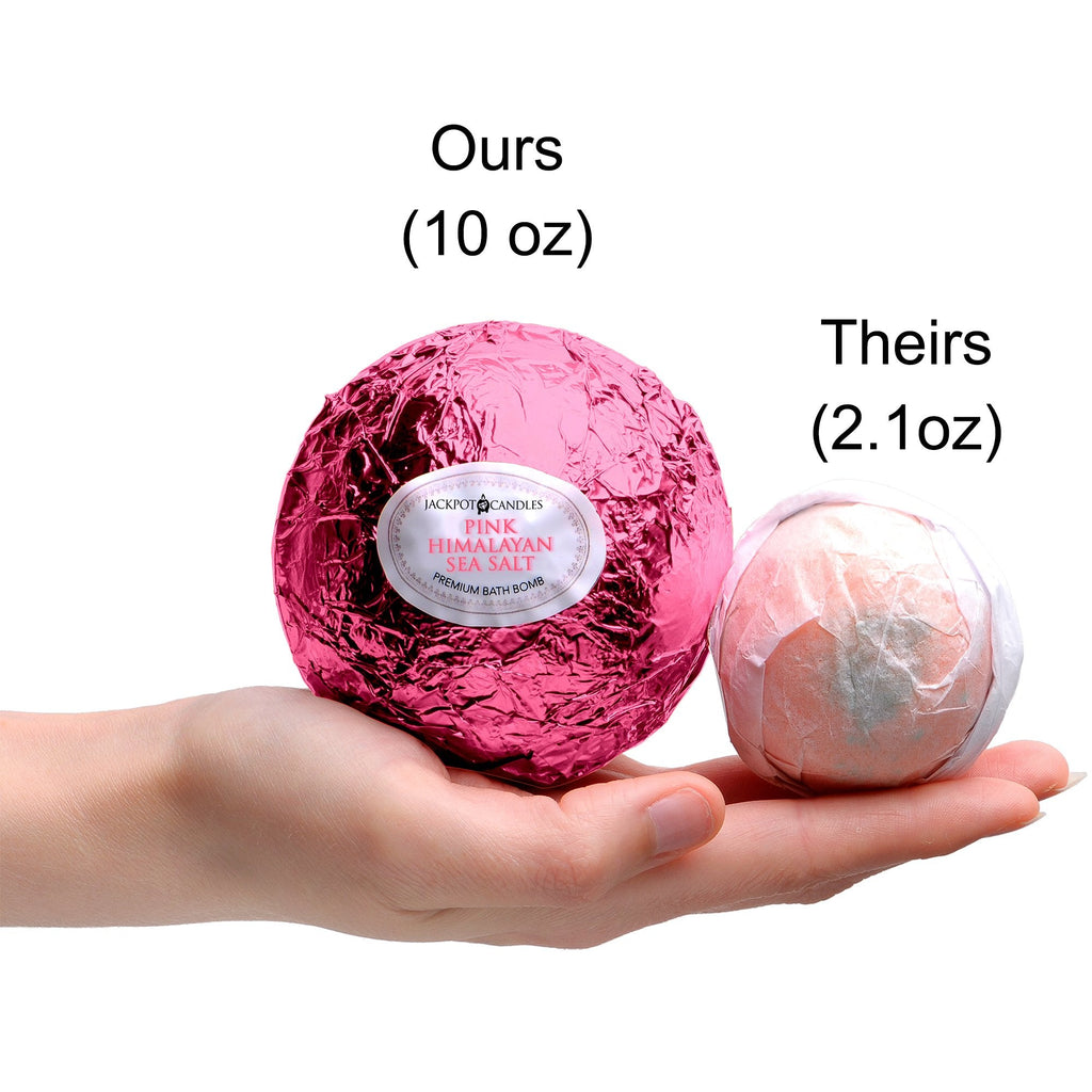 Surprise Ring Bath Bomb – Extra Large 10 oz, Pink Himalayan Sea Salt, USA Made