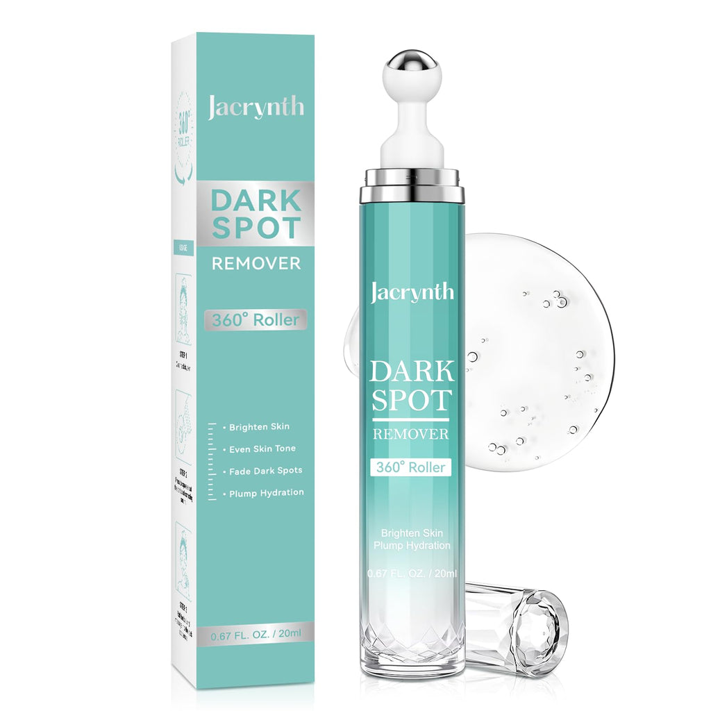 Jacrynth Dark Spot Remover Serum with 360° Roller — Acne Scars & Uneven Tone, 0.7 fl oz