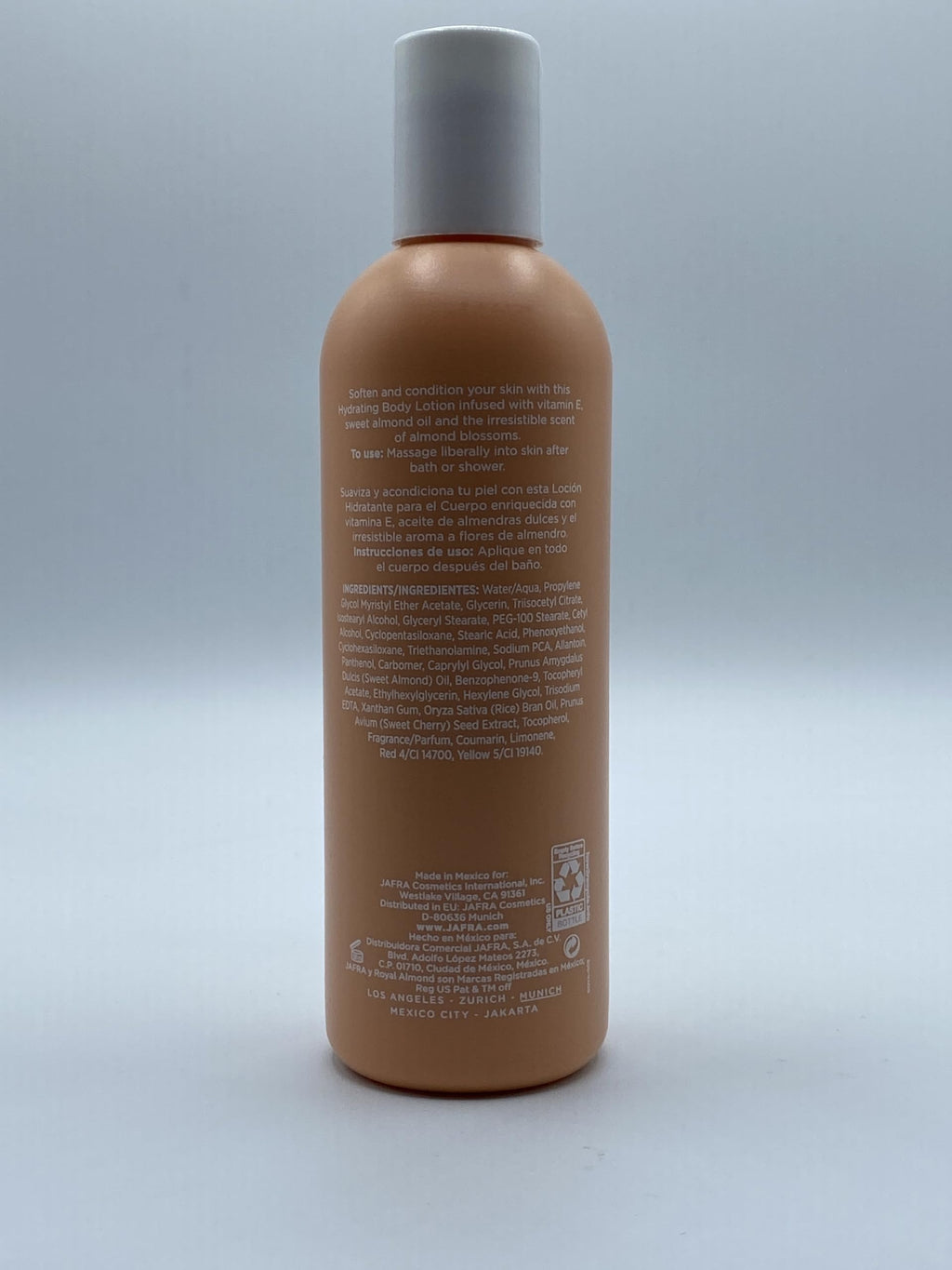JAFRA Royal Almond Hydrating Body Lotion – 250 ml / 8.4 fl oz with Vitamin E