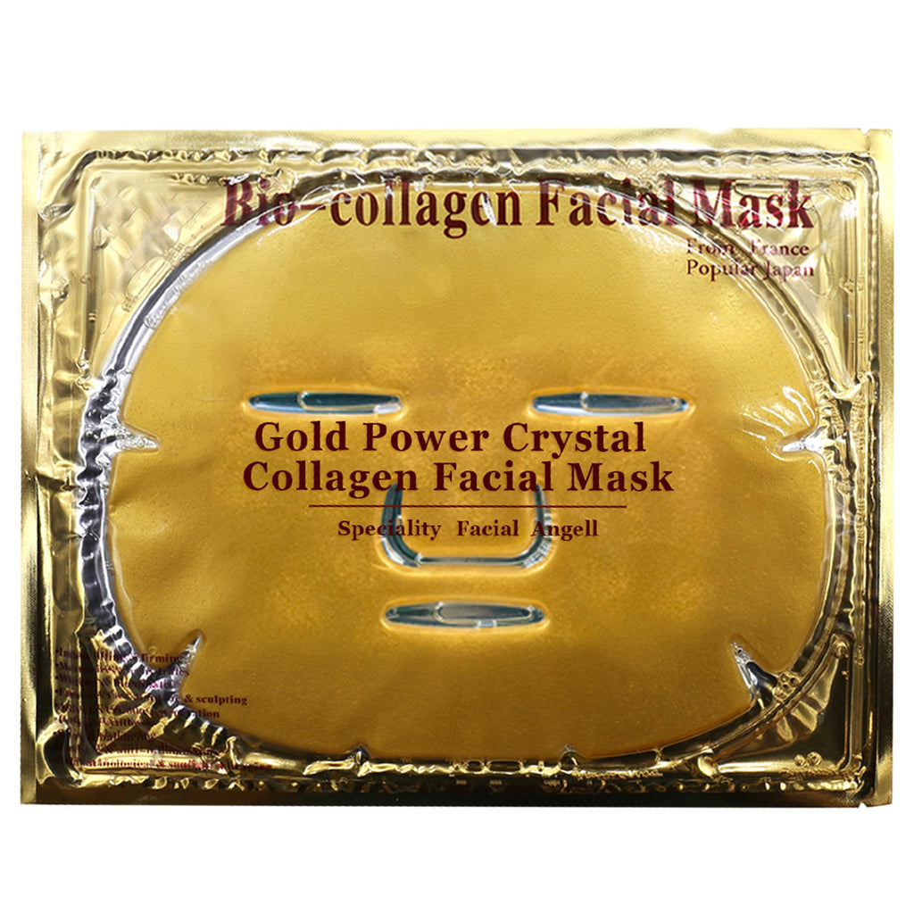 Jakuva 24k Gold Gel Facial Mask – Deep Hydration, Collagen & Hyaluronic Acid, 15 Pcs