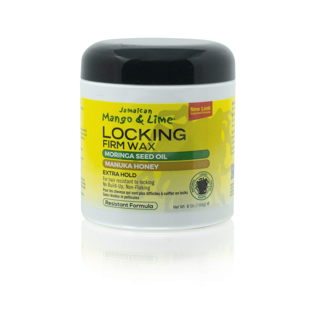 Jamaican Mango & Lime Locking Firm Wax – Extra Hold for Resistant Hair (6 oz, Pack of 2)