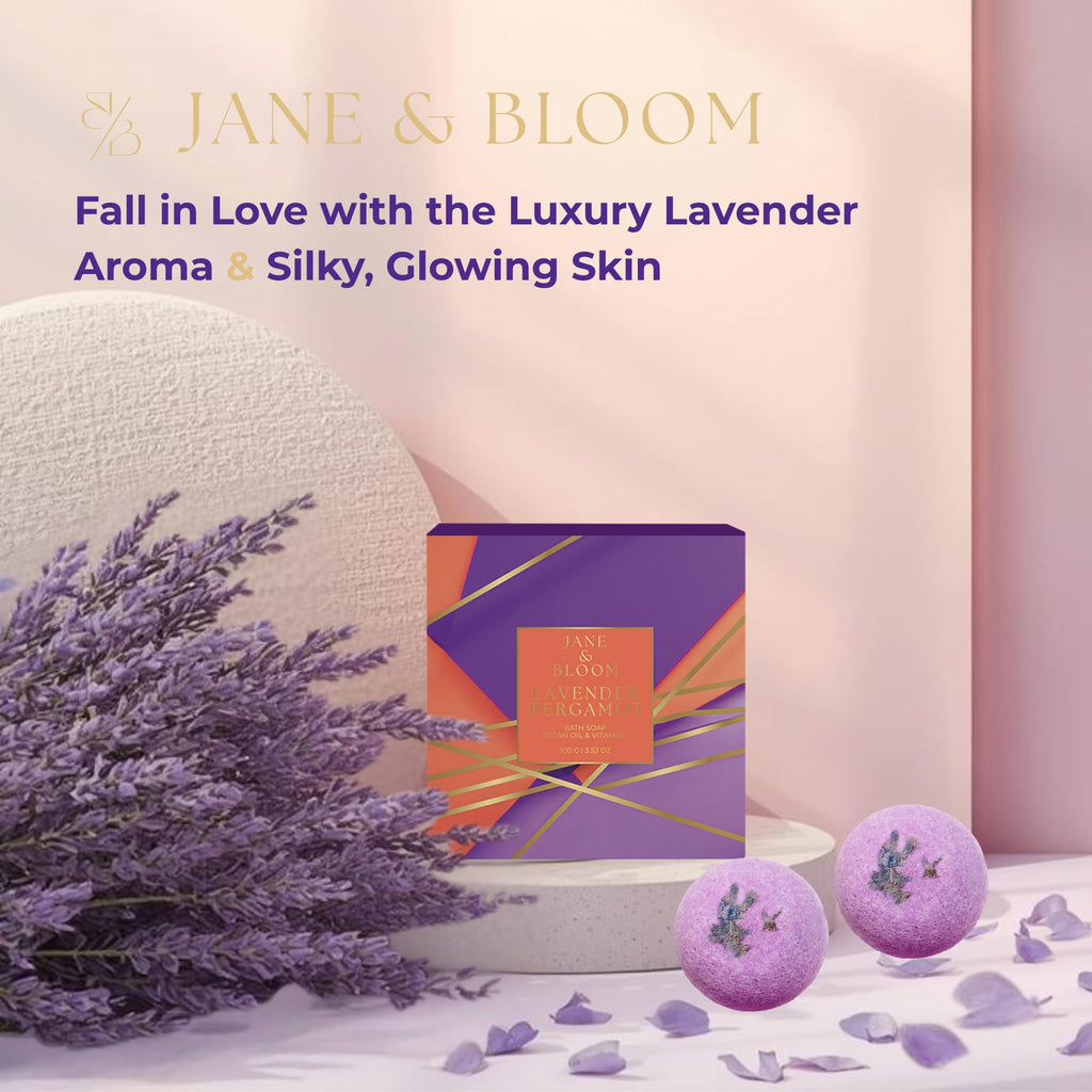 Gifts for Women Who Have Everything: Jane & Bloom Lavender & Bergamot Spa Gift Set