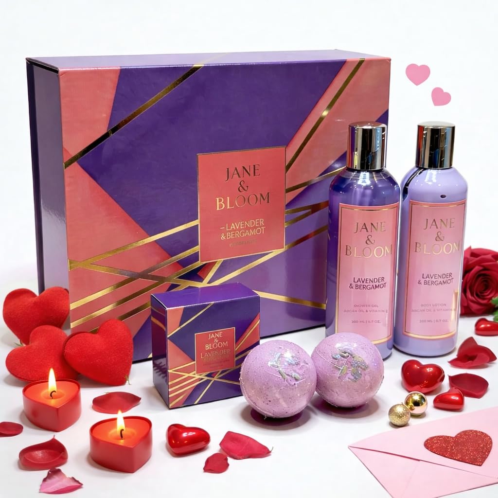 Gifts for Women Who Have Everything: Jane & Bloom Lavender & Bergamot Spa Gift Set