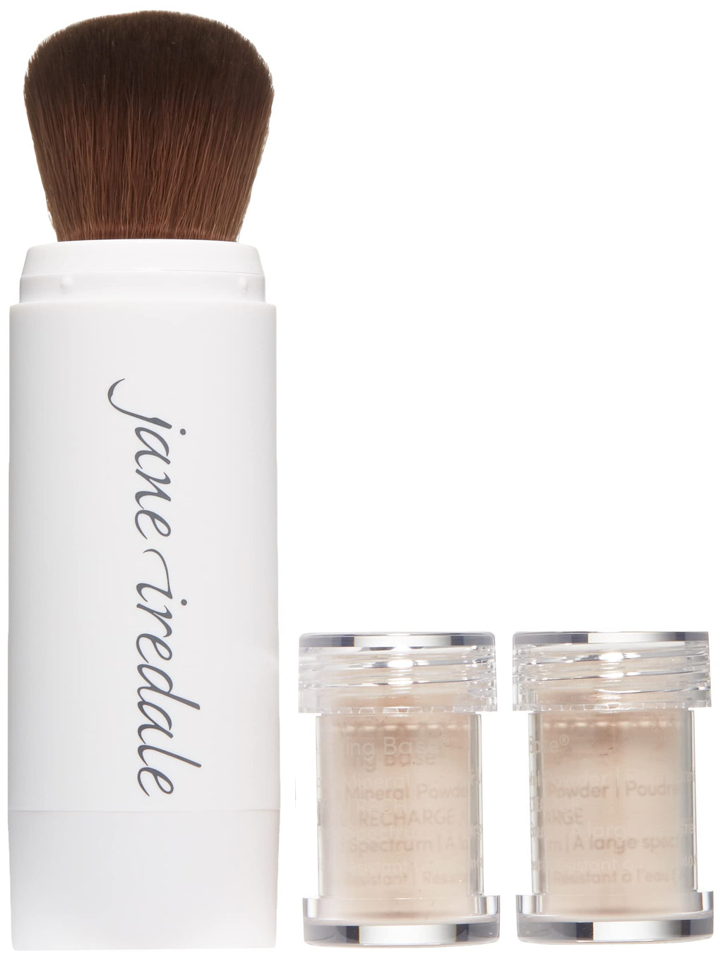 Jane Iredale Amazing Base Refillable Brush Light Beige | SPF 20 Mineral Foundation