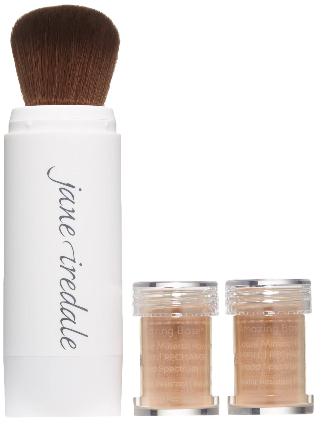Jane Iredale Amazing Base Refillable Brush – Velvet Finish with SPF 20/15