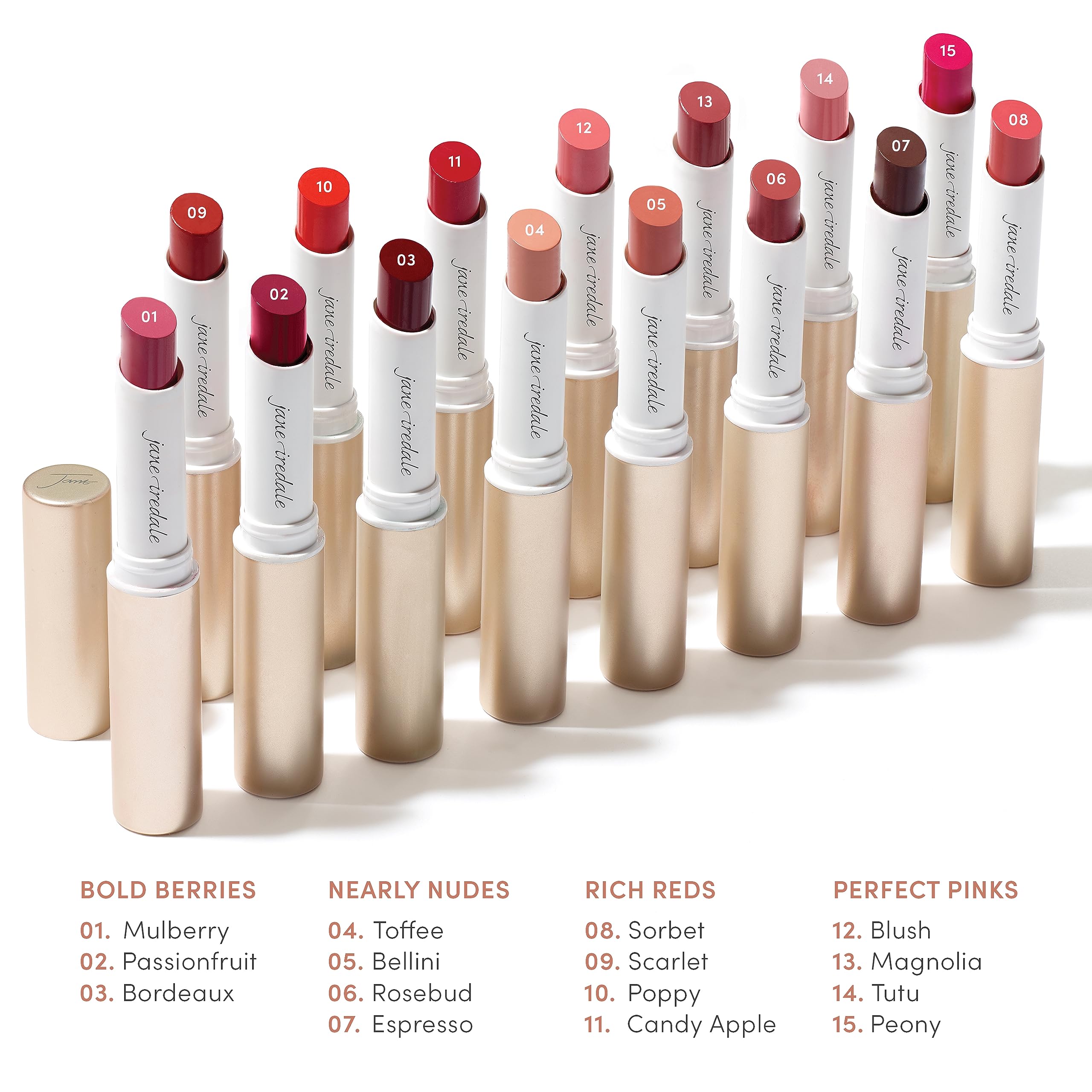 jane iredale ColorLuxe Hydrating Cream Lipstick – Creamy, Highly Pigmented Lip Color with Satin Finish | Vegan