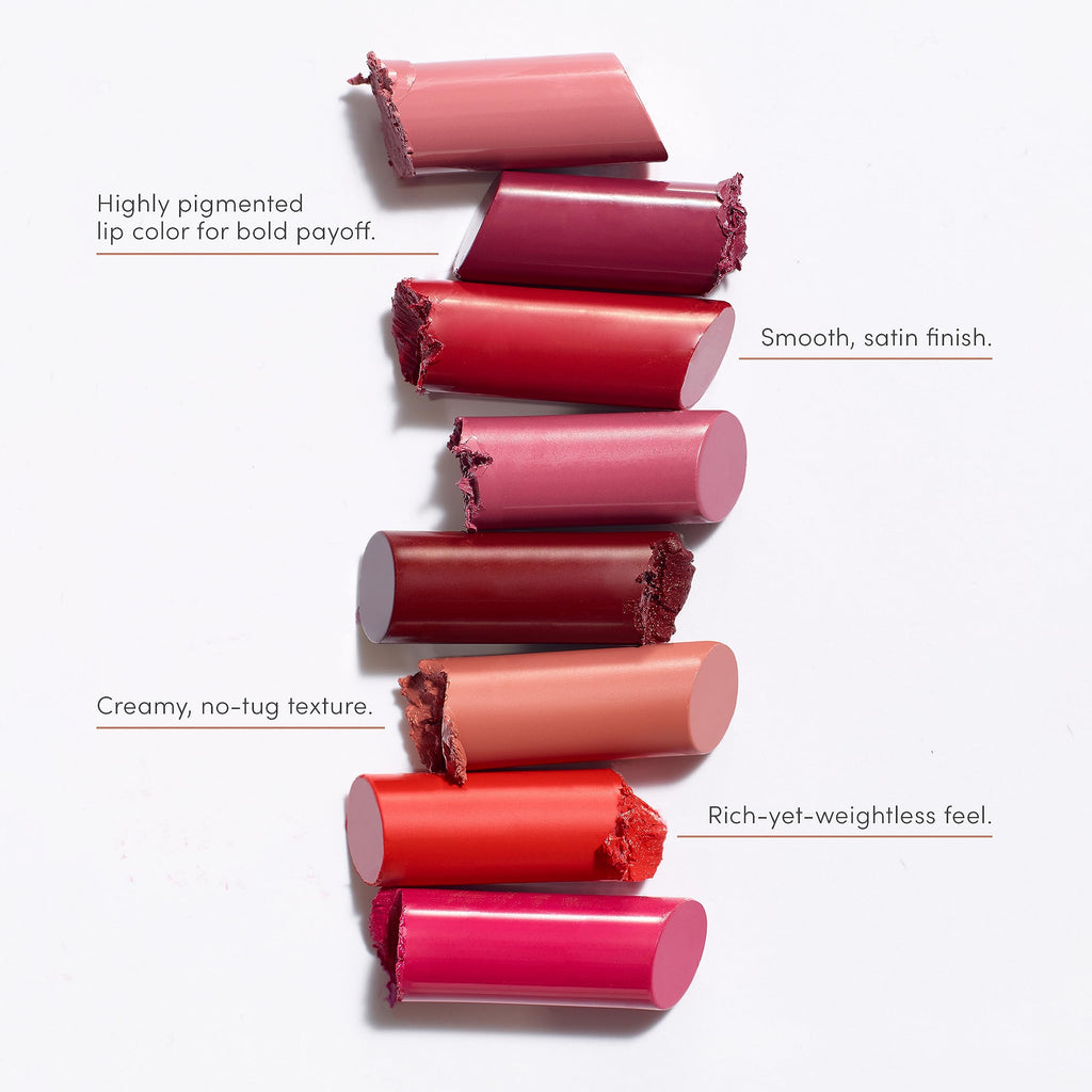 jane iredale ColorLuxe Hydrating Cream Lipstick – Creamy, Highly Pigmented Lip Color with Satin Finish | Vegan