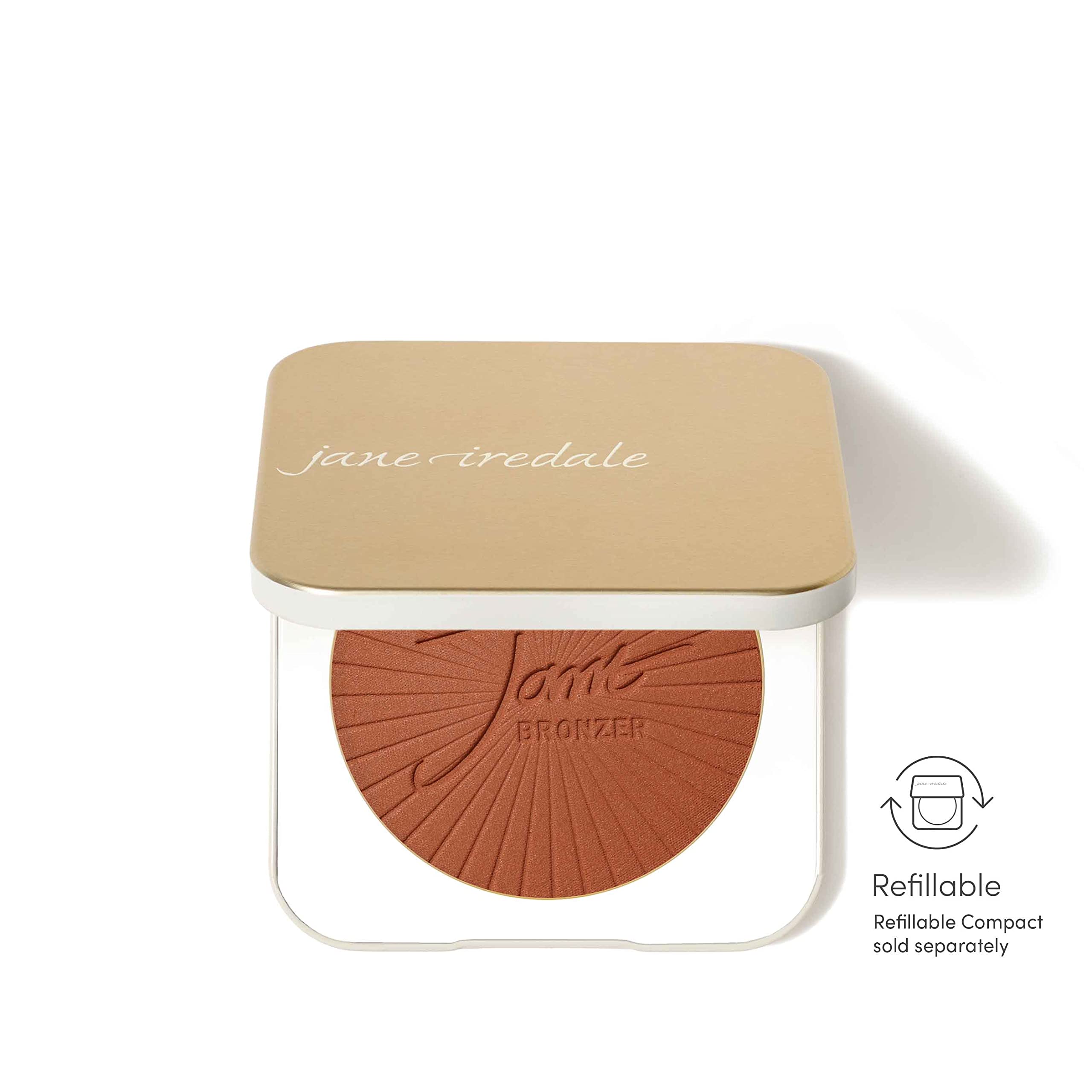 Jane Iredale PureBronze Matte Bronzer Refill – Buildable, Lightweight, Cruelty-Free (3 Natural Tones)