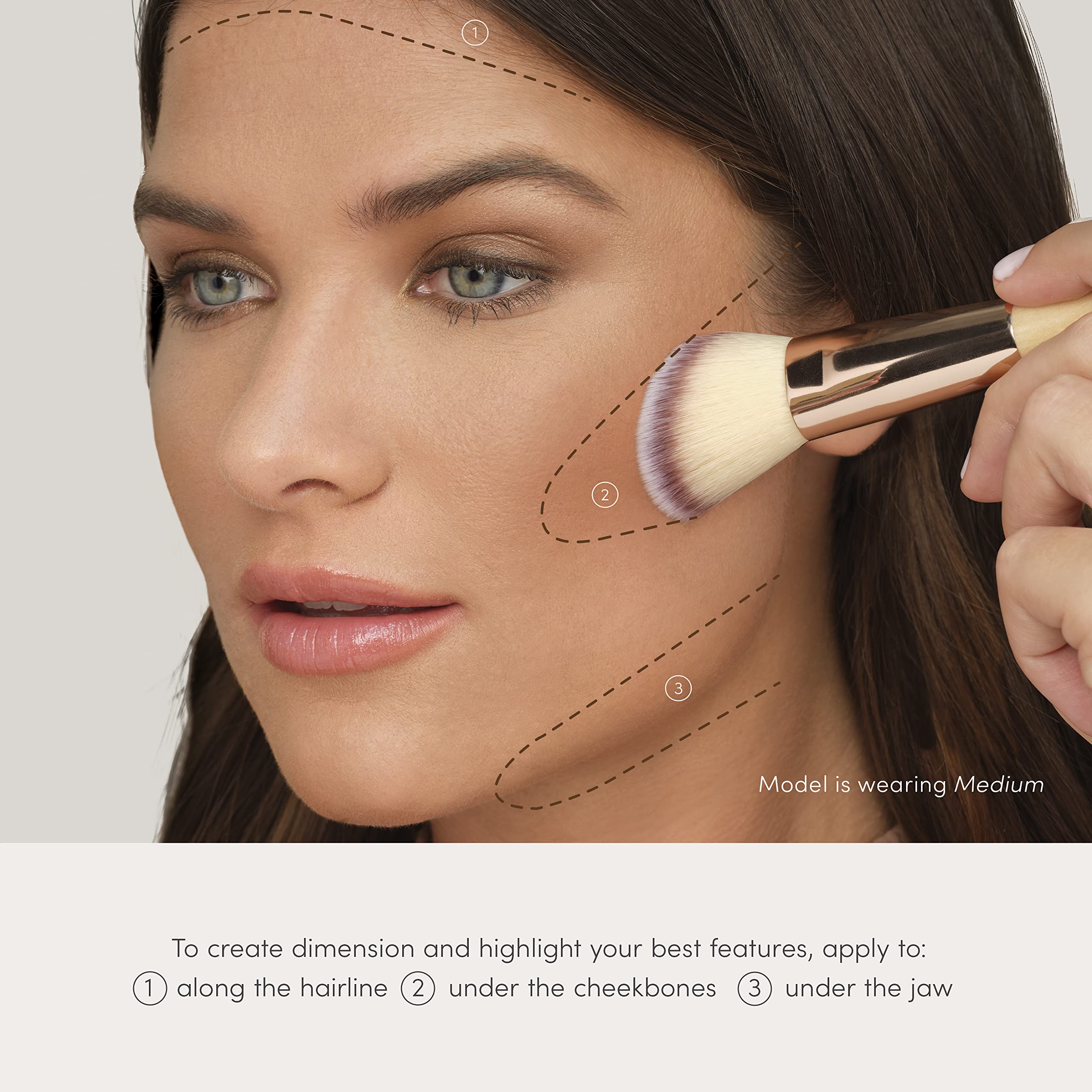 Jane Iredale PureBronze Matte Bronzer Refill — Buildable, Lightweight, Refillable Bronzing Powder (3 Natural Tones)