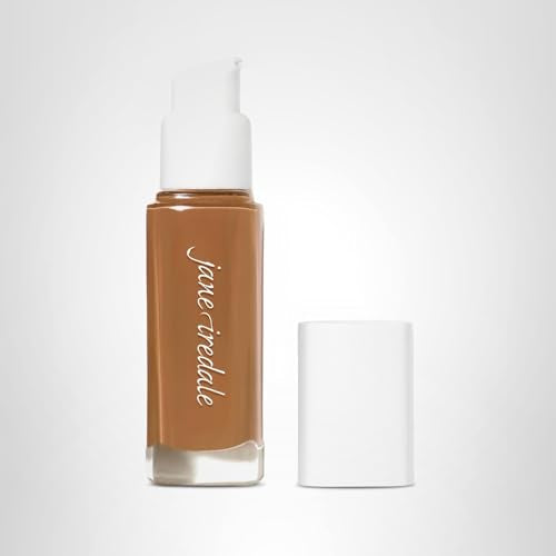 jane iredale Skintuition SPF 30 Radiance-Boosting Foundation 60 Dark | Medium Buildable Coverage, Skin-Like Finish