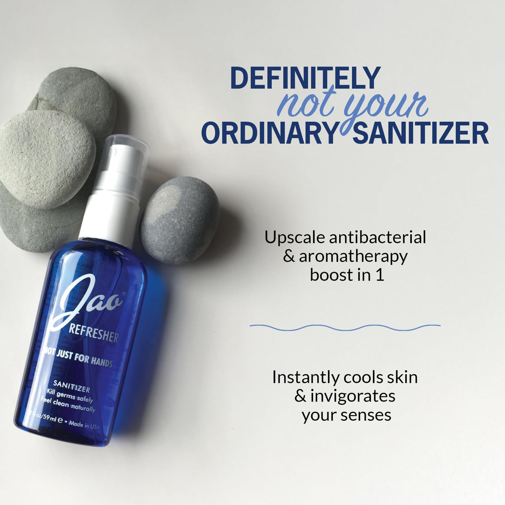 Jao Refresher | Multipurpose Travel Sanitizer, Face Moisturizer, Toner & Aftershave | Plant-Based, No Parabens, No Sulphates | 4 oz