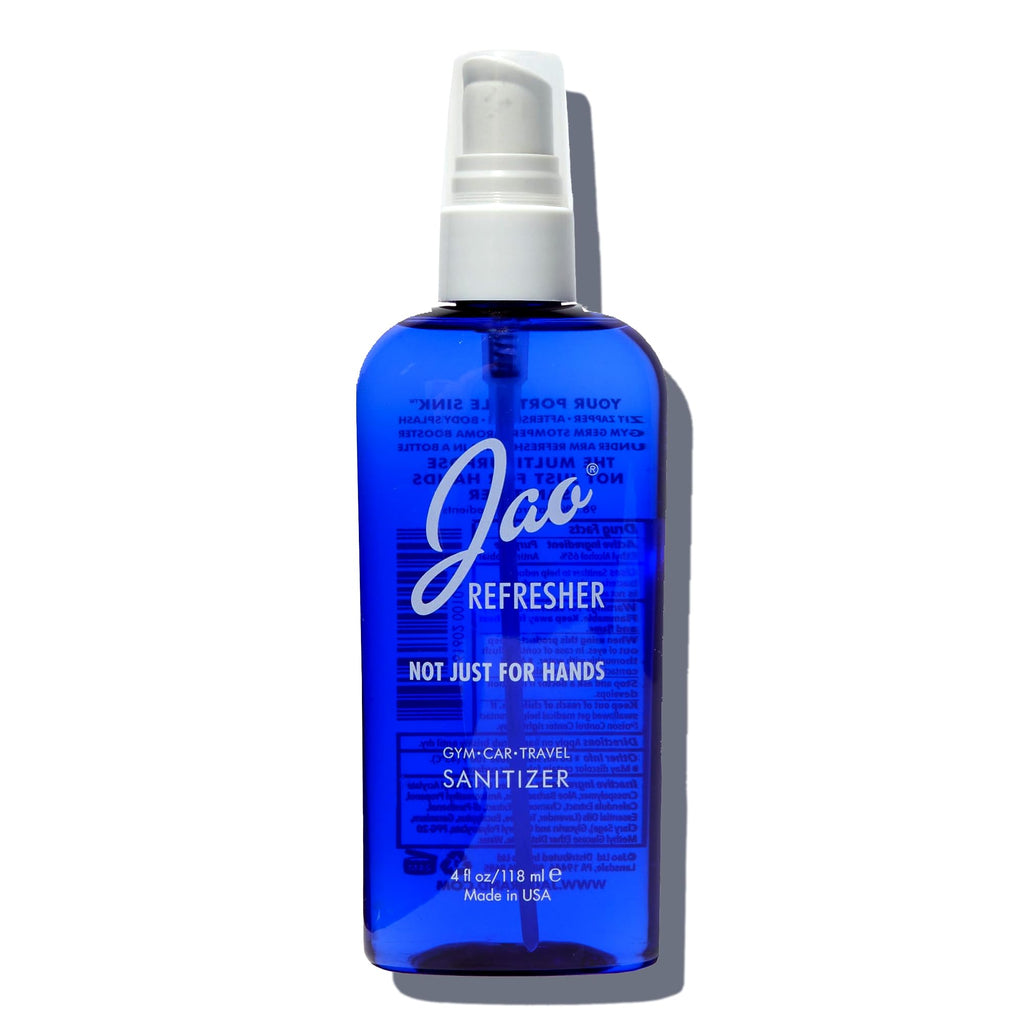 Jao Refresher | Multipurpose Travel Sanitizer, Face Moisturizer, Toner & Aftershave | Plant-Based, No Parabens, No Sulphates | 4 oz
