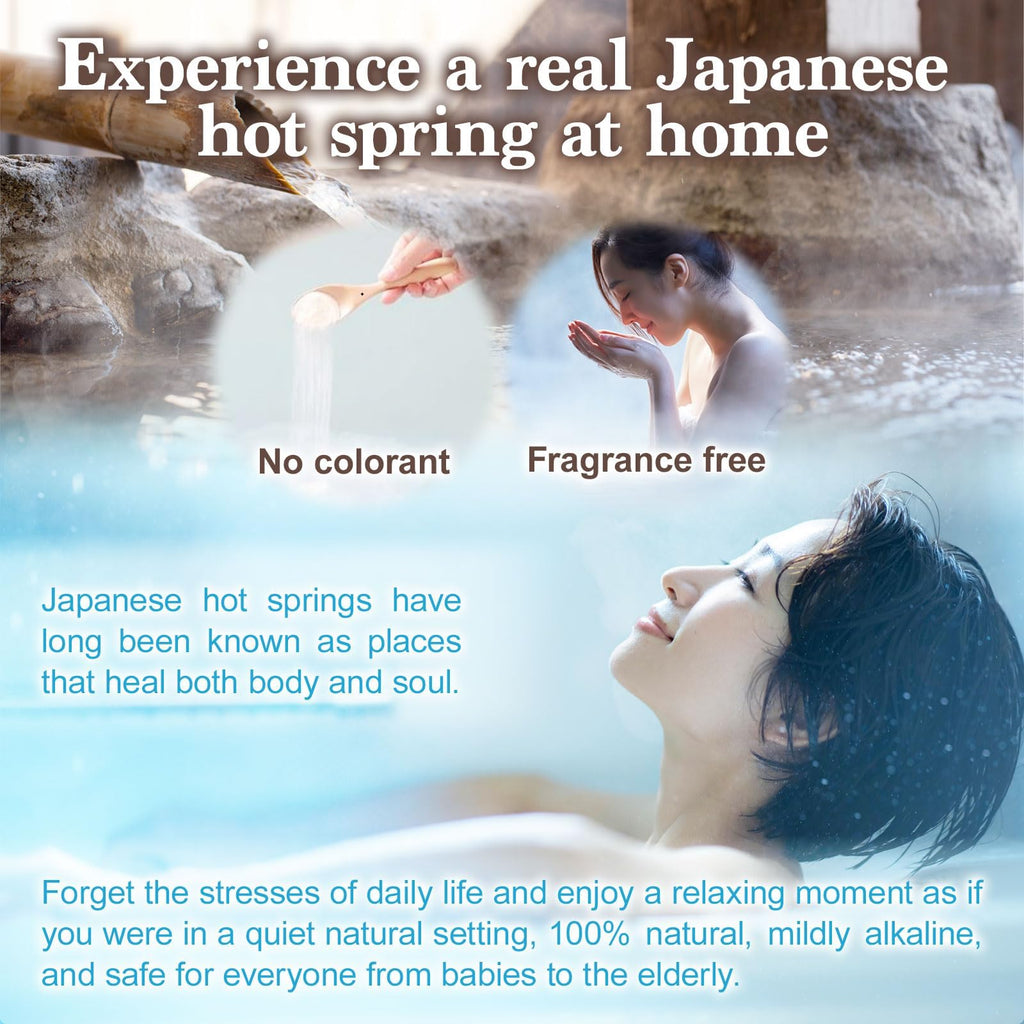 Japan Onsen Luxury Bath Powder 600g Onso-Black – Alkaline Hot Spring Minerals
