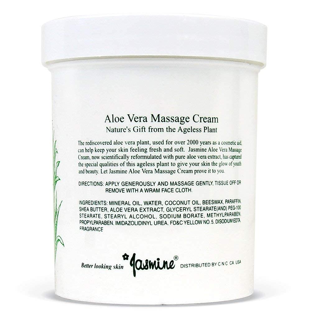 Jasmine Aloe Vera Massage Cream – Deep Hydration & Anti-Aging Therapy (400 g)