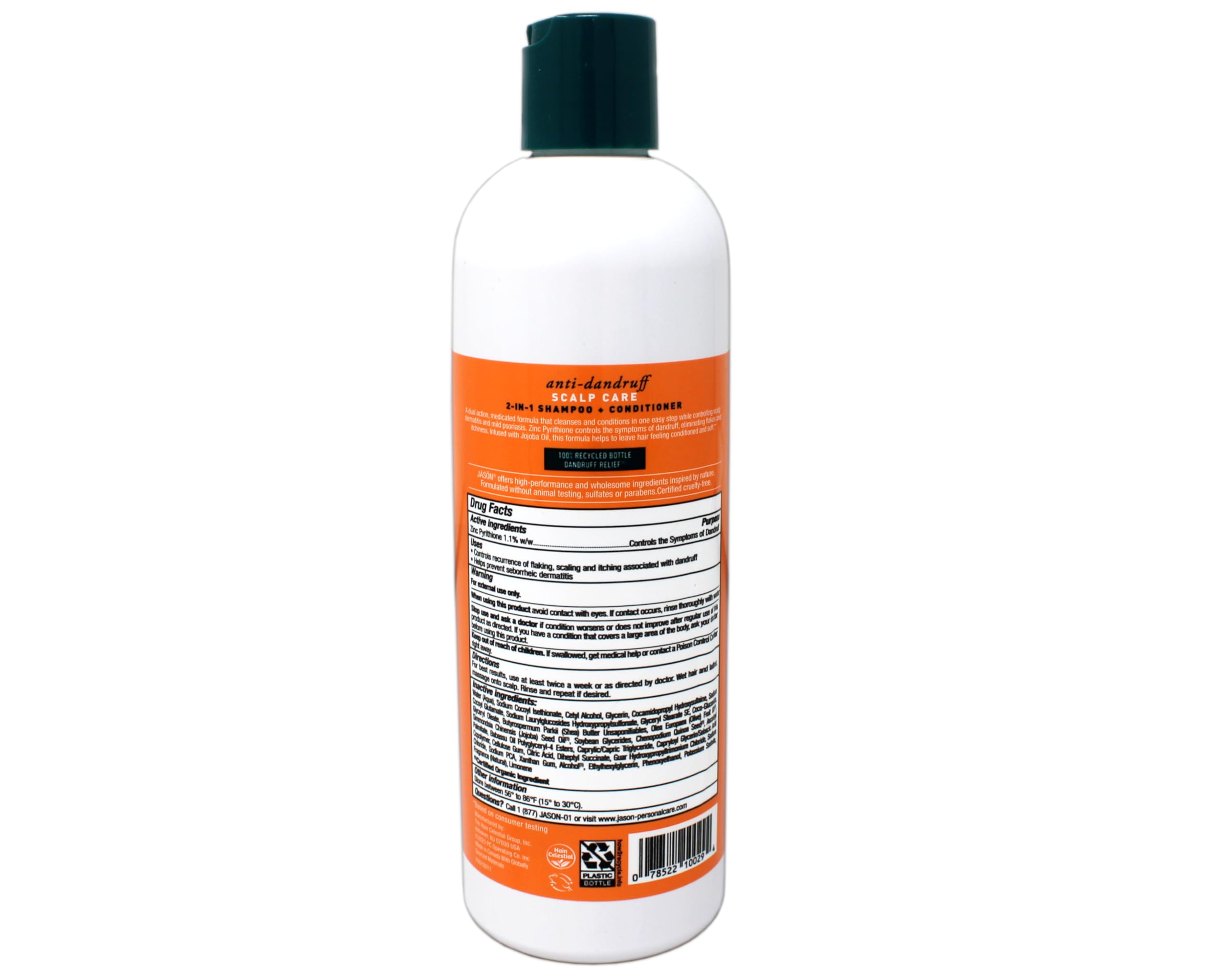 JASON Dandruff Relief 2-in-1 Shampoo & Conditioner – 12 oz