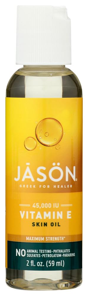 Jason Vitamin E Oil 45,000 I.U. – 2 fl oz – Pure & Natural Beauty Oils (a) – 2pc