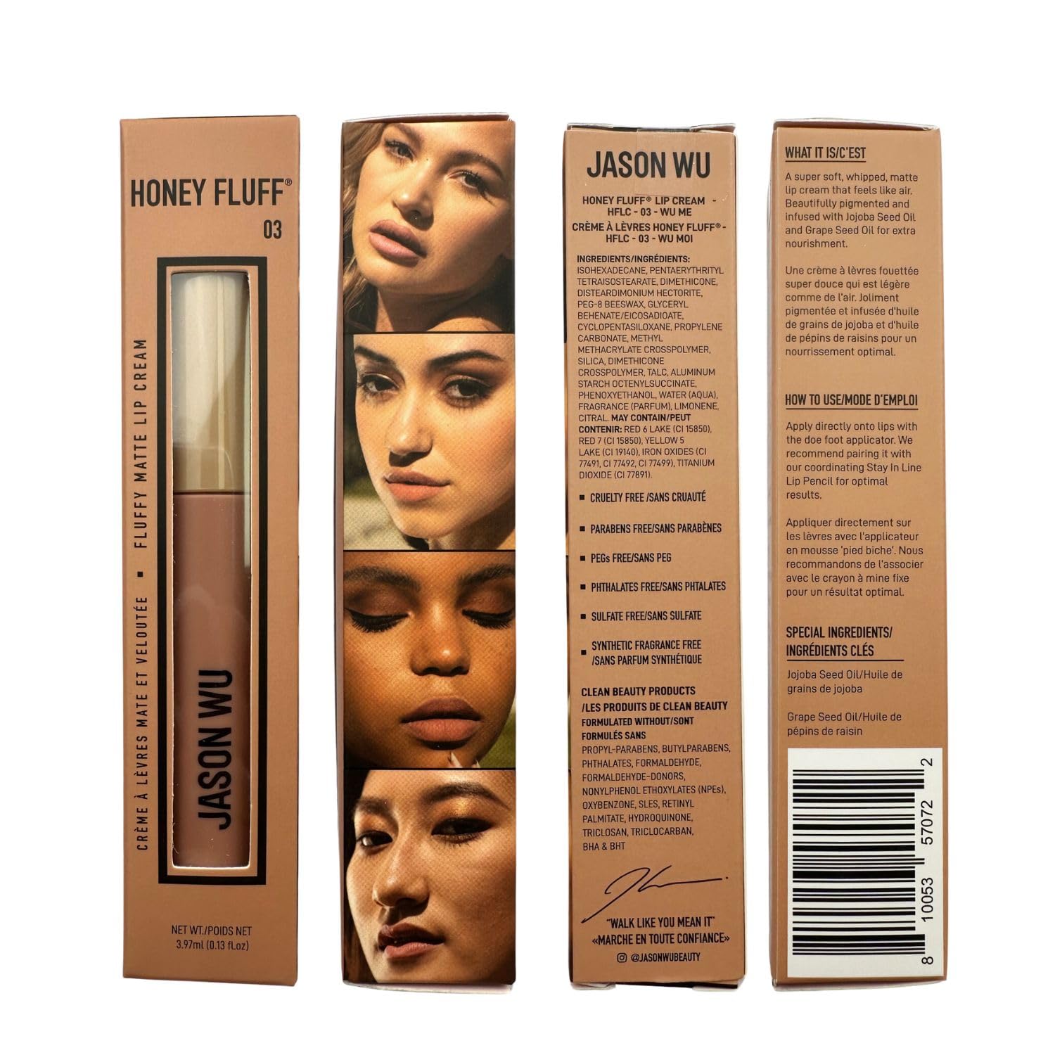 Jason Wu Honey Fluff Lip Cream Wu Me Nude – Airy Matte Lip Color