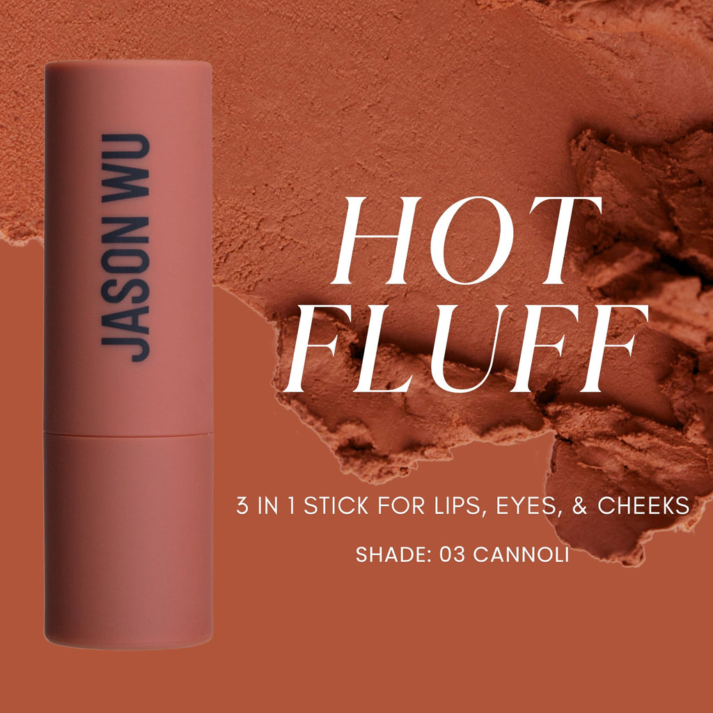 Jason Wu Hot Fluff Modern Matte Lipstick – 3-in-1 Lipstick, Blush & Shadow in Cannoli (3.8g)