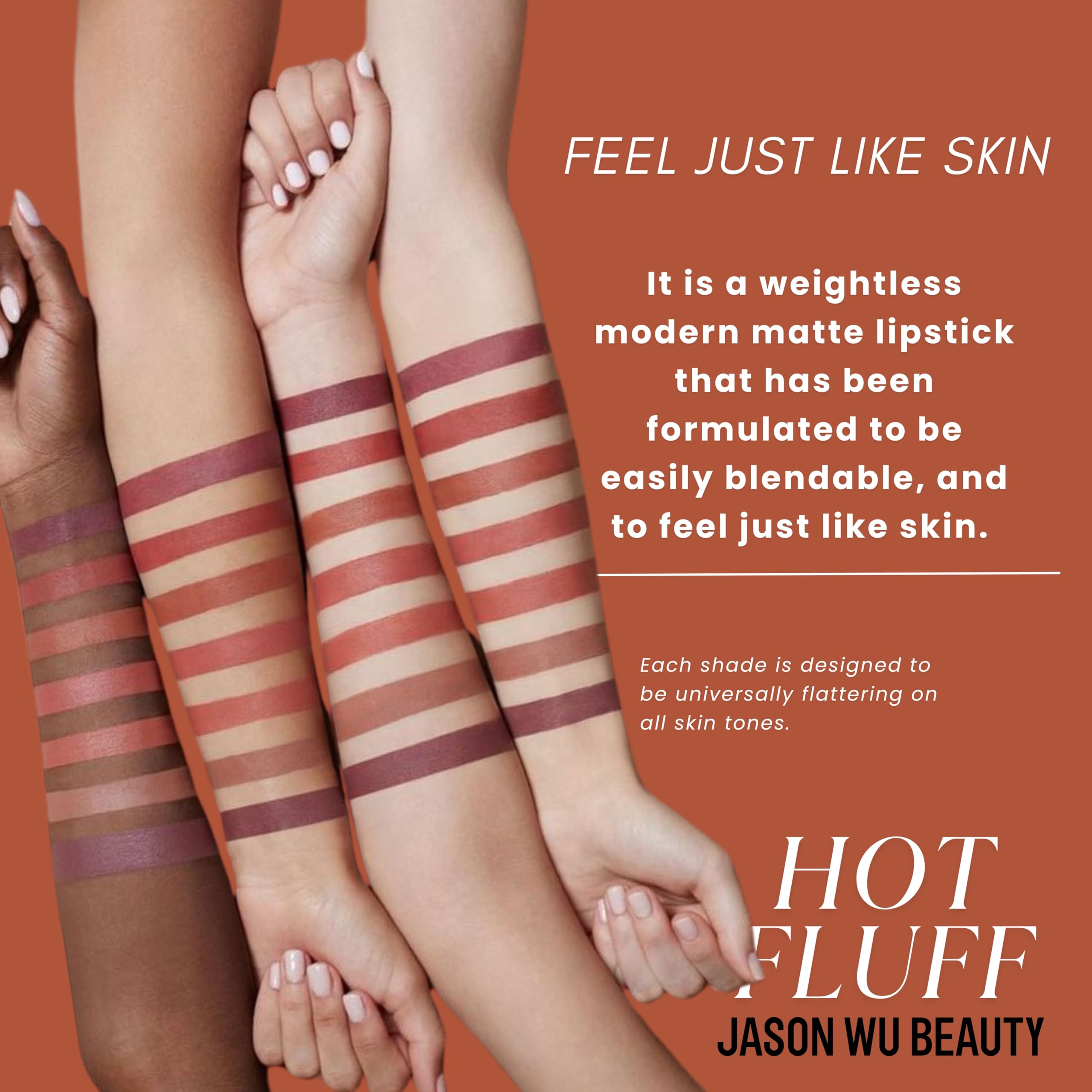 Jason Wu Hot Fluff Modern Matte Lipstick – 3-in-1 Lipstick, Blush & Shadow in Cannoli (3.8g)