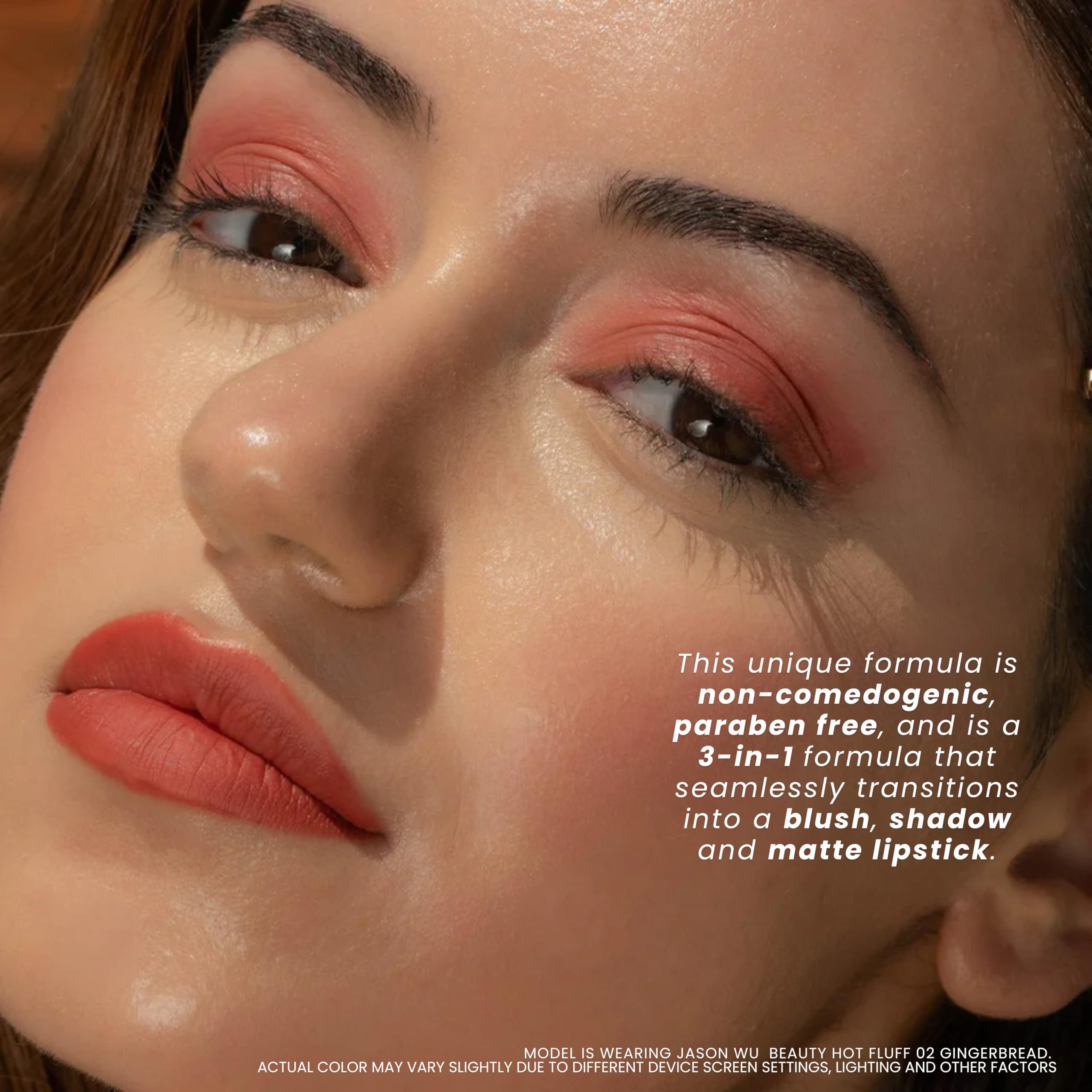 Jason Wu Beauty Hot Fluff Modern Matte Lipstick 3-in-1 (Gingerbread) 3.8g