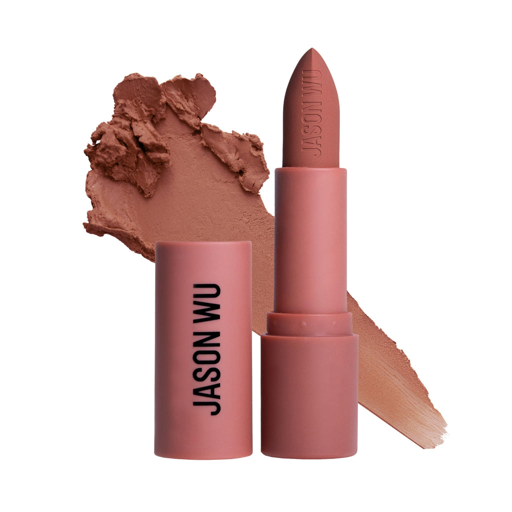 Jason Wu Hot Fluff Modern Matte Lipstick Nutmeg Spice – 3-in-1 Lipstick, Blush & Shadow (3.8g)