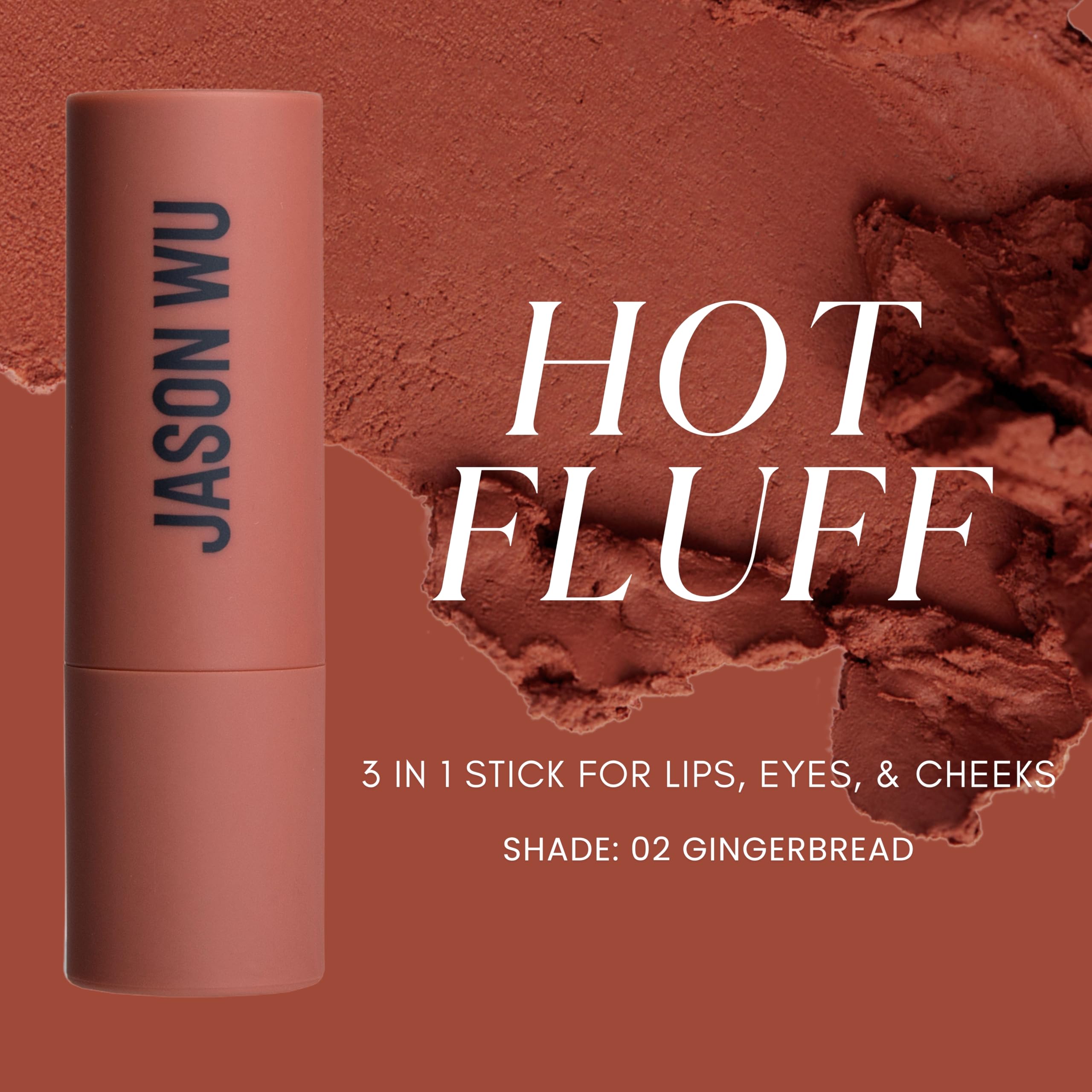 Jason Wu Beauty Hot Fluff Modern Matte Lipstick 3-in-1 (Gingerbread) 3.8g