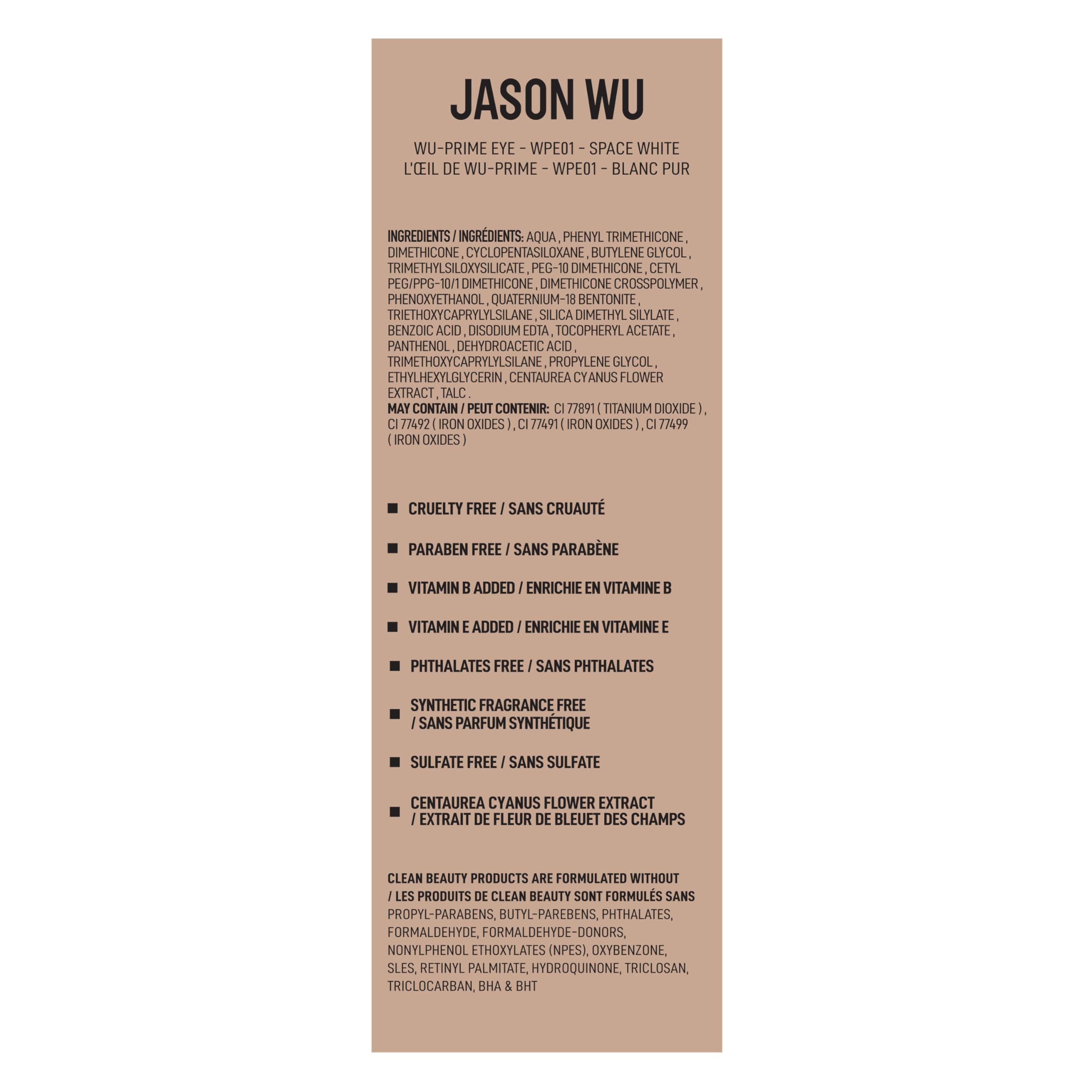 Jason Wu Wu Prime Eye - Full-Pigment Eyeshadow Base (9.9ml) Space White