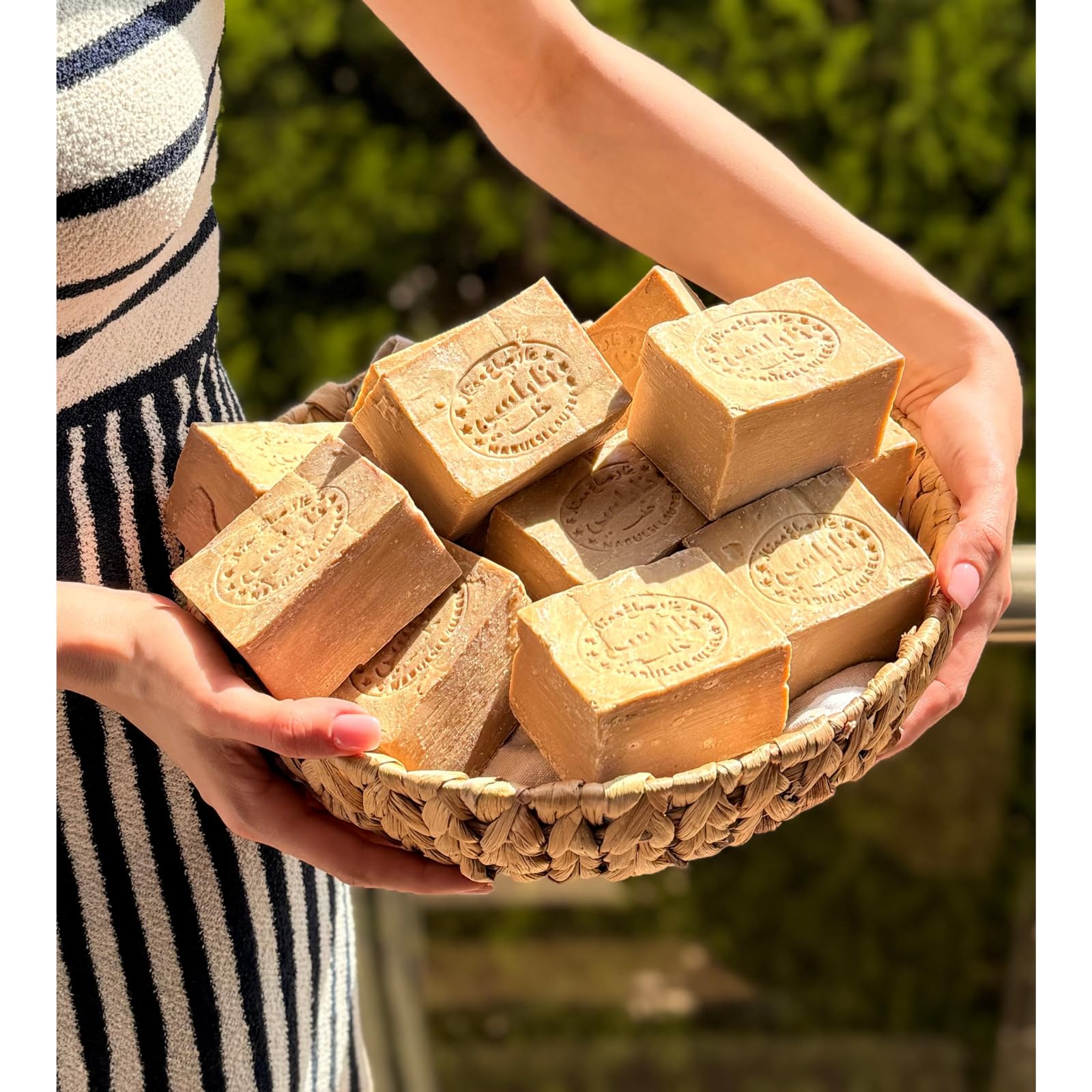 jatisse Aleppo Soap – 2 Pack (7 oz each) with Olive & Laurel Oils | Handmade Vegan
