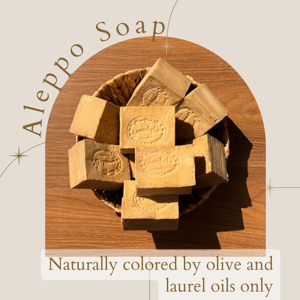 jatisse Aleppo Soap – 2 Pack (7 oz each) with Olive & Laurel Oils | Handmade Vegan