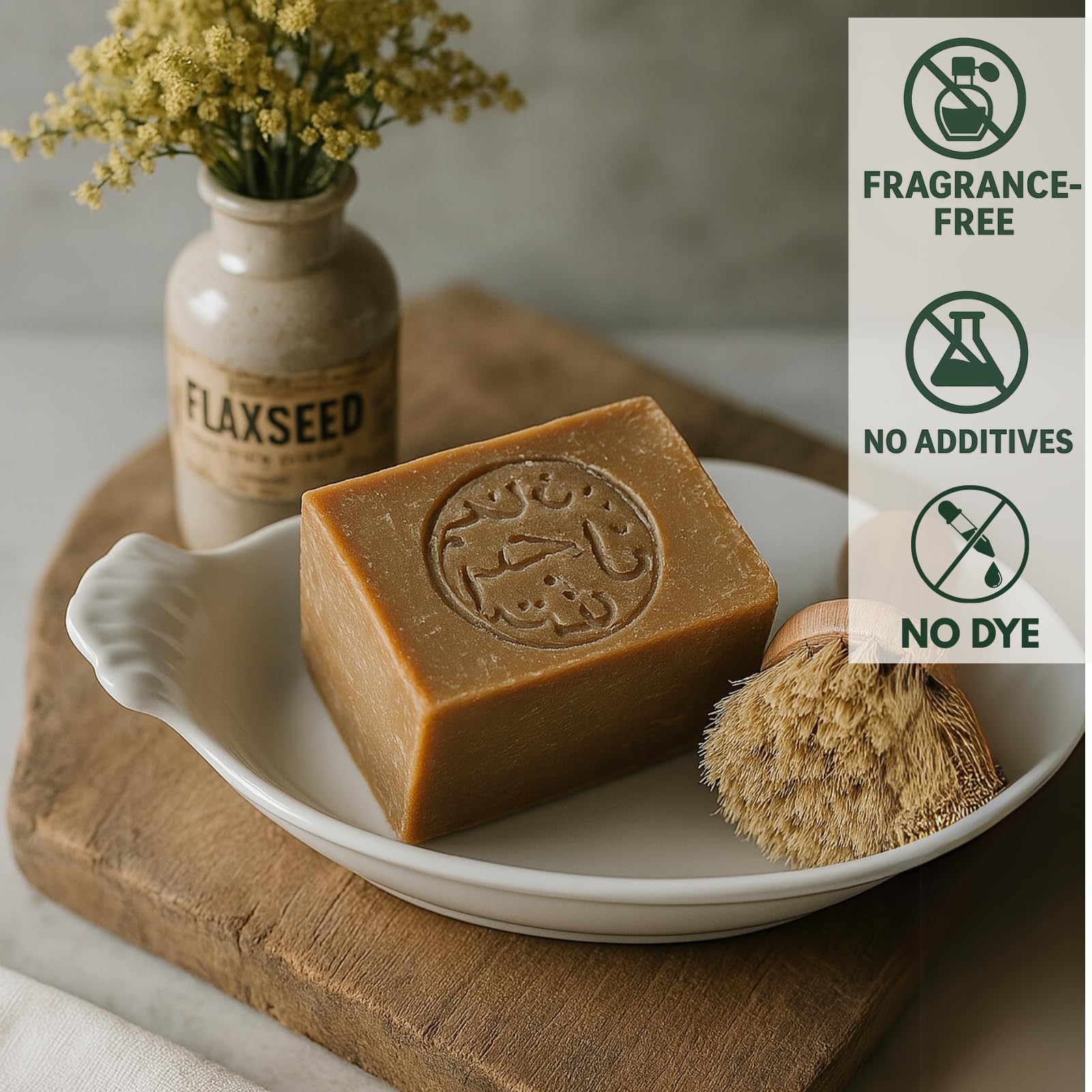 jatisse Aleppo Soap – 2 Pack (7 oz each) with Olive & Laurel Oils | Handmade Vegan