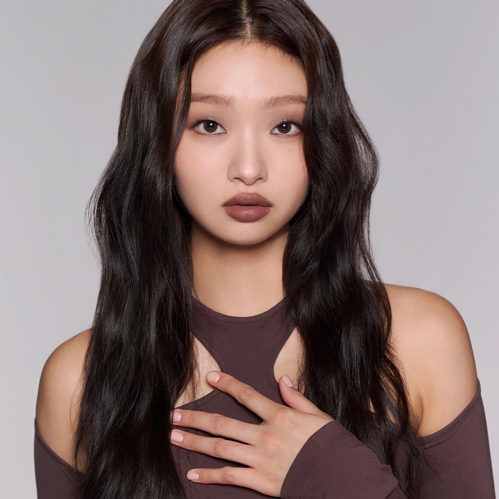 JAVIN DE SEOUL Wink Lip Shade Primer - All-Day Top Coat, Smudge-Proof Semi-Matte Lip Primer (04 Deep Mahogany)