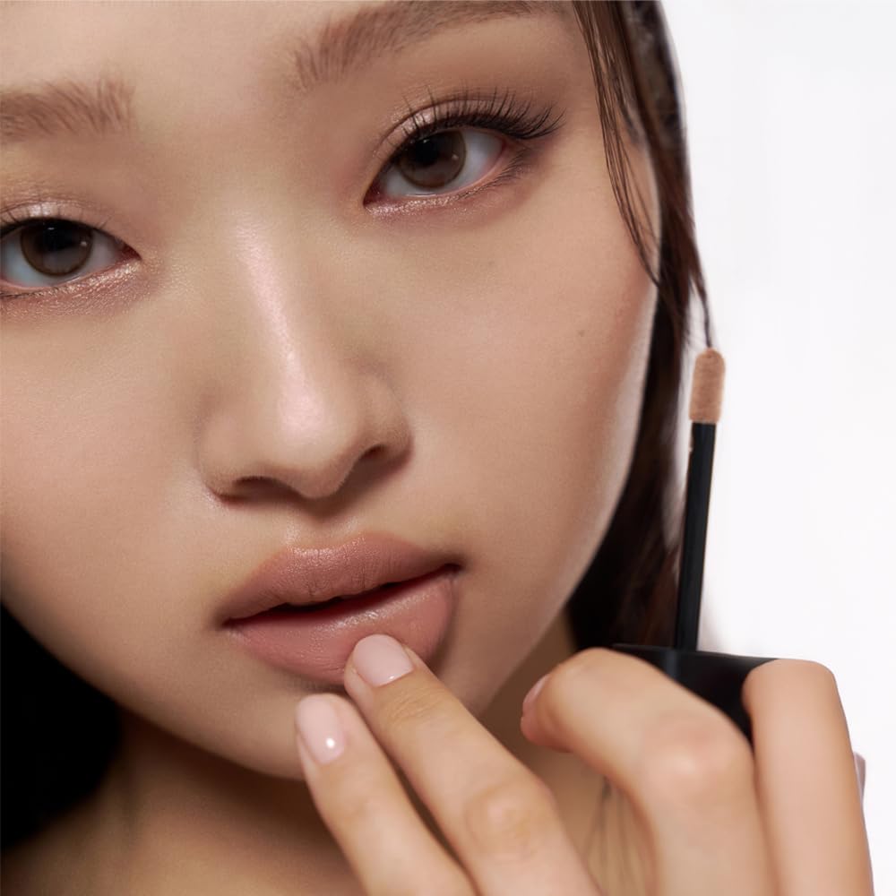 JAVIN DE SEOUL Wink Lip Shade Primer - All-Day Top Coat, Smudge-Proof Semi-Matte Lip Primer (04 Deep Mahogany)
