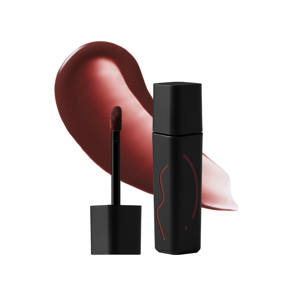 JAVIN DE SEOUL Wink Lip Shade Primer - All-Day Top Coat, Smudge-Proof Semi-Matte Lip Primer (04 Deep Mahogany)