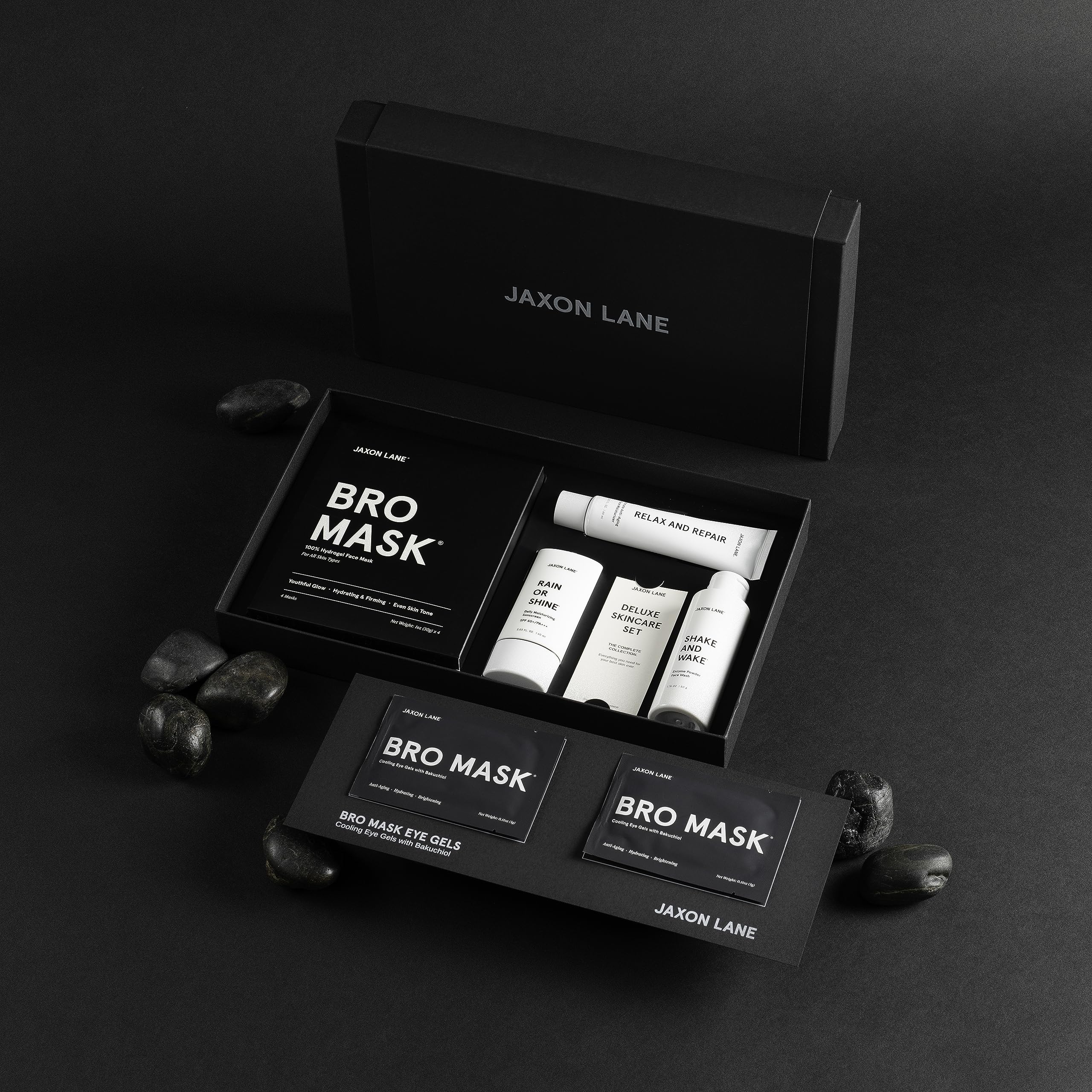 JAXON LANE Men's 5-Piece Deluxe Skincare Kit – Korean Anti-Aging Routine