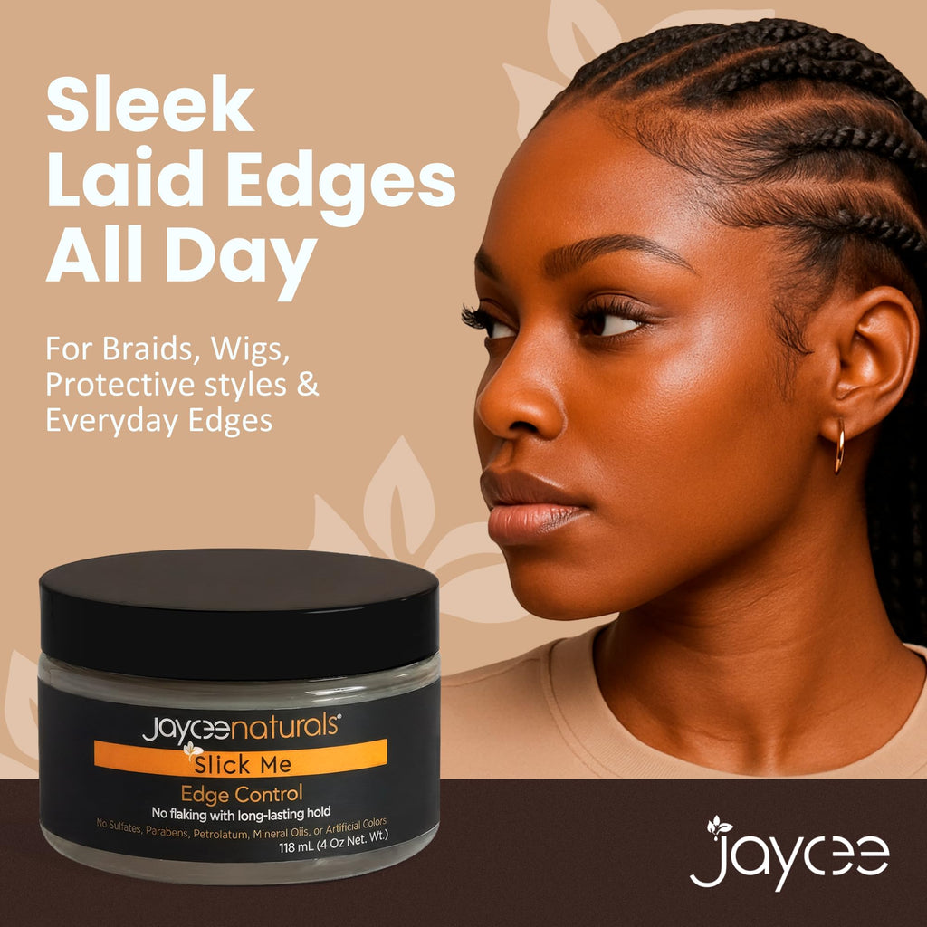 Jaycee Naturals Slick Me Edge Control – Water-Based Hold for 4C Hair
