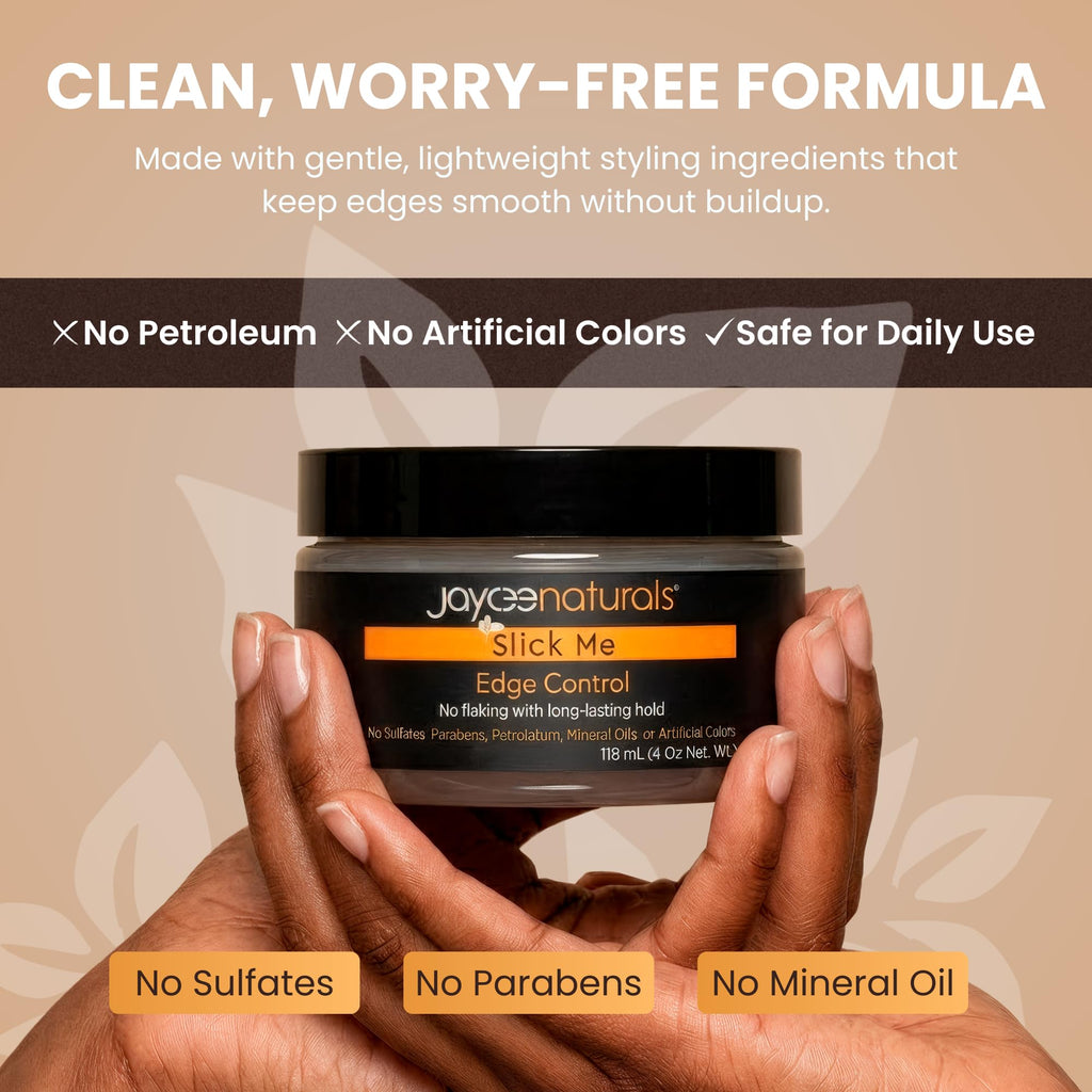 Jaycee Naturals Slick Me Edge Control – Water-Based Hold for 4C Hair