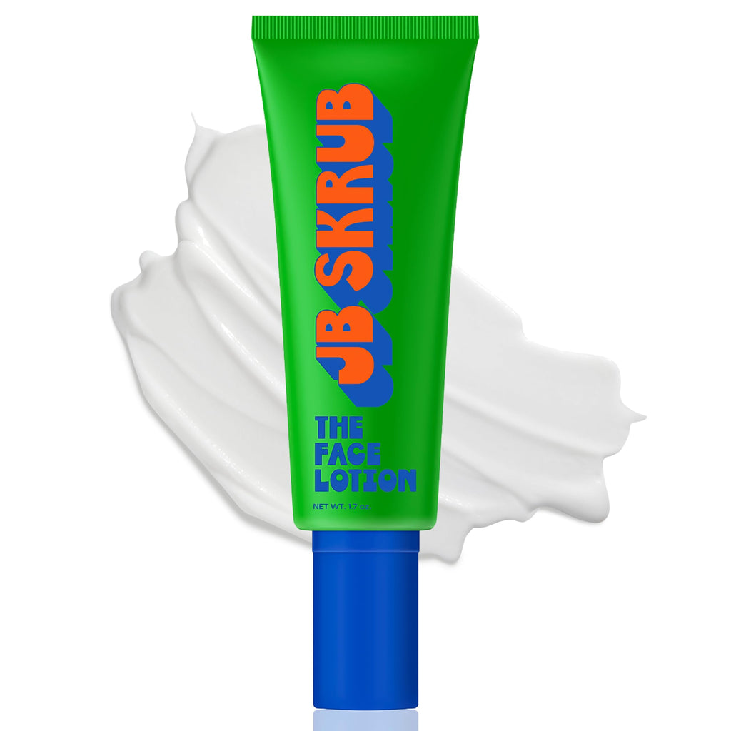 JB SKRUB The Face Lotion - Hydrating, Oil-Control Face Moisturizer for Kids & Teens (Blue Light Protection) 1.7 oz