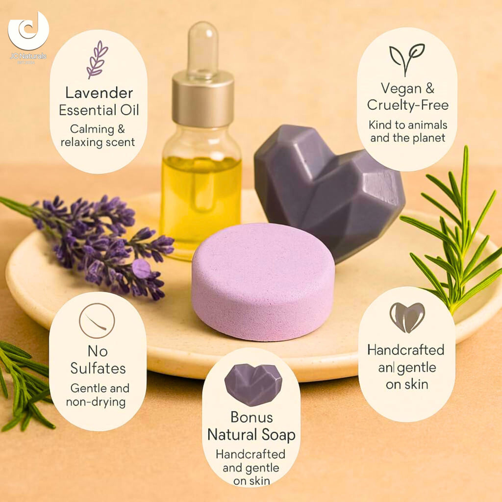 JC Naturals Lavender Shower Steamers – Extra Large 8-Pack XL Aromatherapy