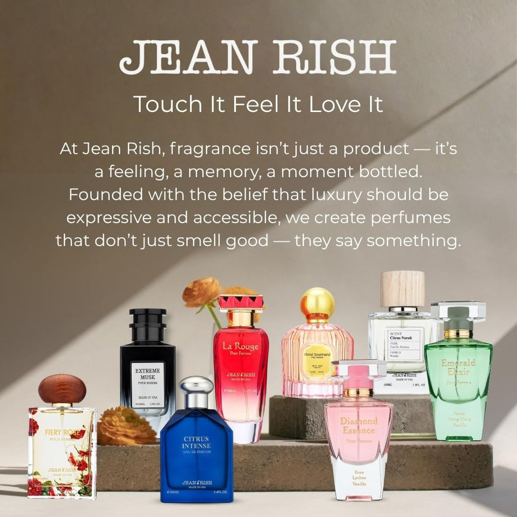 Jean Rish Midnight Pour Homme Eau de Toilette – 100ml with Bergamot, Lavender & Patchouli