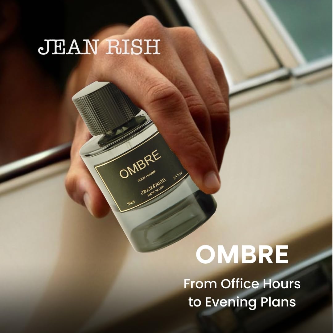 Jean Rish Ombre for Men EDP – Lemon, Tonka Bean & Vanilla, USA-Made